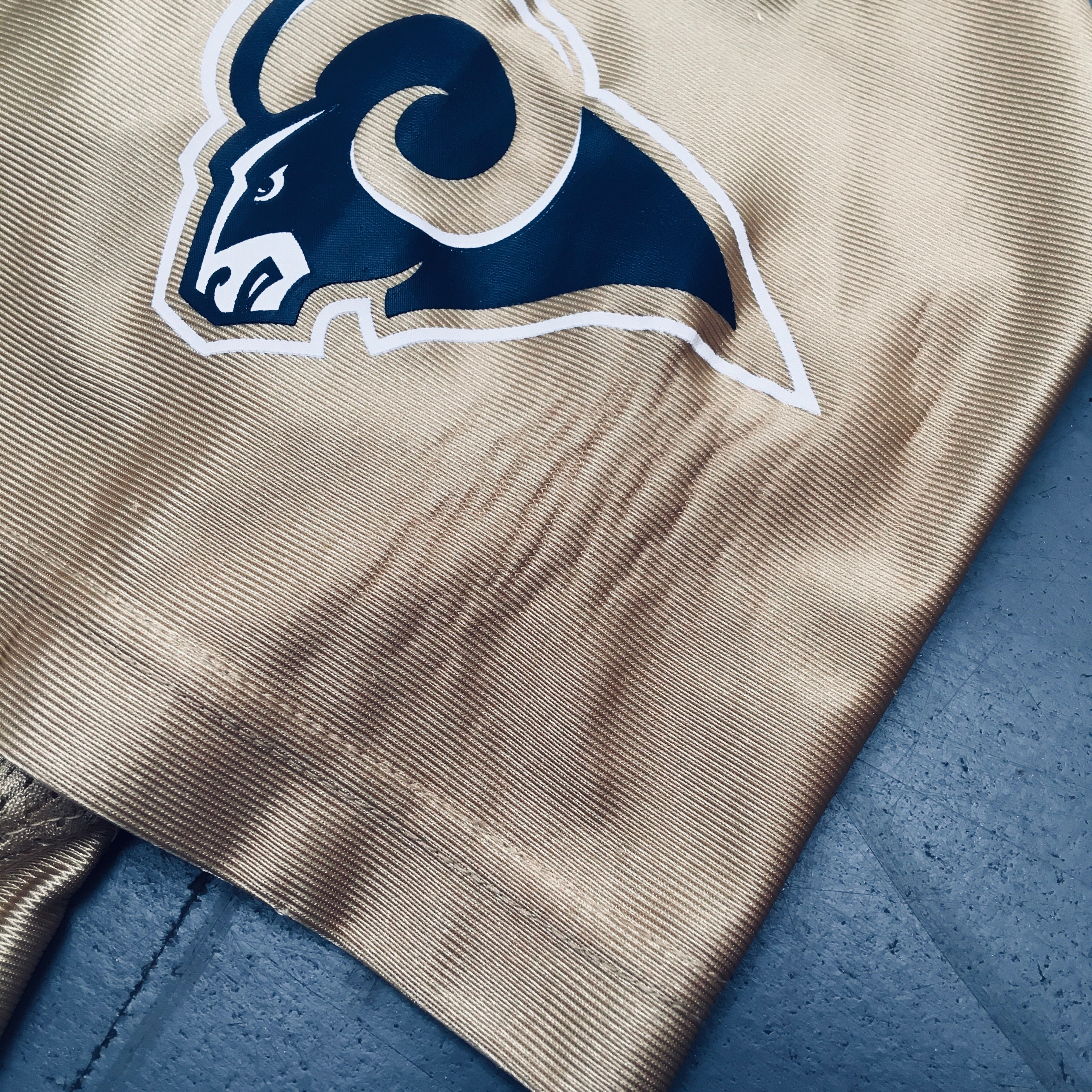 St. Louis Rams Marc Bulger Gold Alternate Jersey 2005-2006 Season - Authentic NFL Football Jersey for Fans & Collectors - Perfect for Game Day, Tailgating, and Sports Memorabilia Display