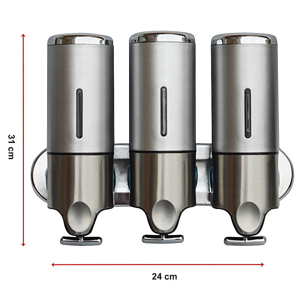 1500ml Refillable Shower Gel & Body Wash Dispenser - Liquid Soap, Shampoo, and Lotion Pump Bottle for Bathroom, Spa, and Gym Use