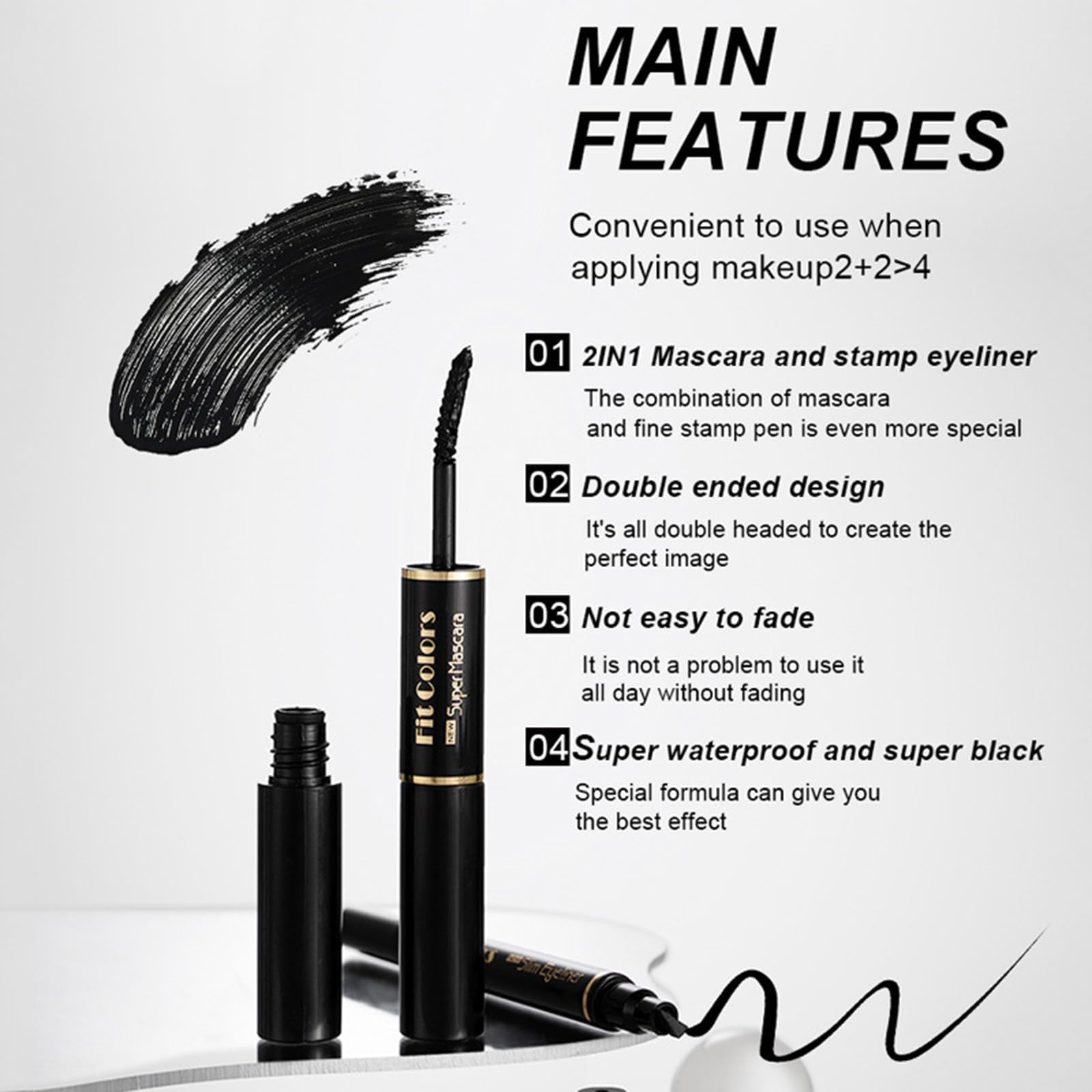 Professional Makeup Kit - Correcting Palette, Lipstick, Mascara, Eyeliner & Glitter Gel for Face, Eyes & Lips | Portable Beauty Set for Women & Girls | Perfect for Travel, Parties & Everyday Makeup