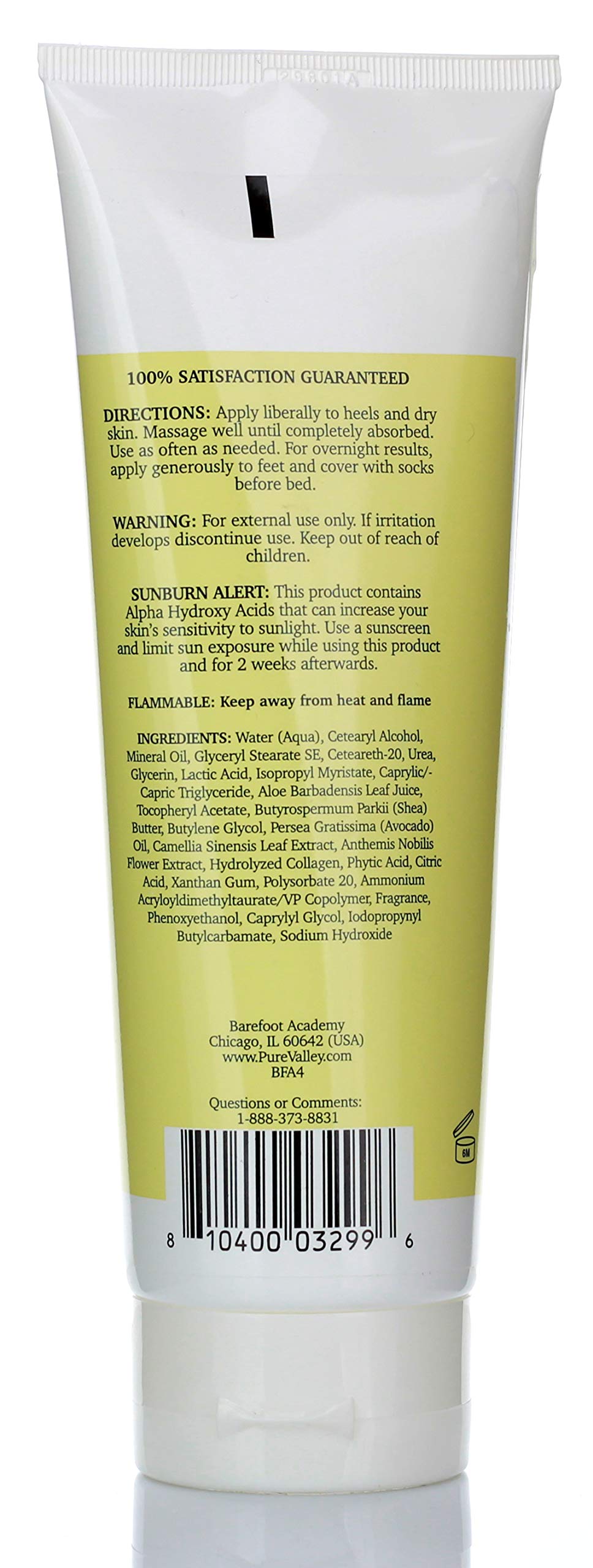 Premium Foot Care Cream for Calluses & Cracked Heels - Intense Moisturizing & Exfoliating Treatment for Dry, Rough Feet - 8 Fl Oz Heavy Duty Foot Repair Balm - Perfect for Pedicures, Diabetic Foot Care & Daily Foot Therapy
