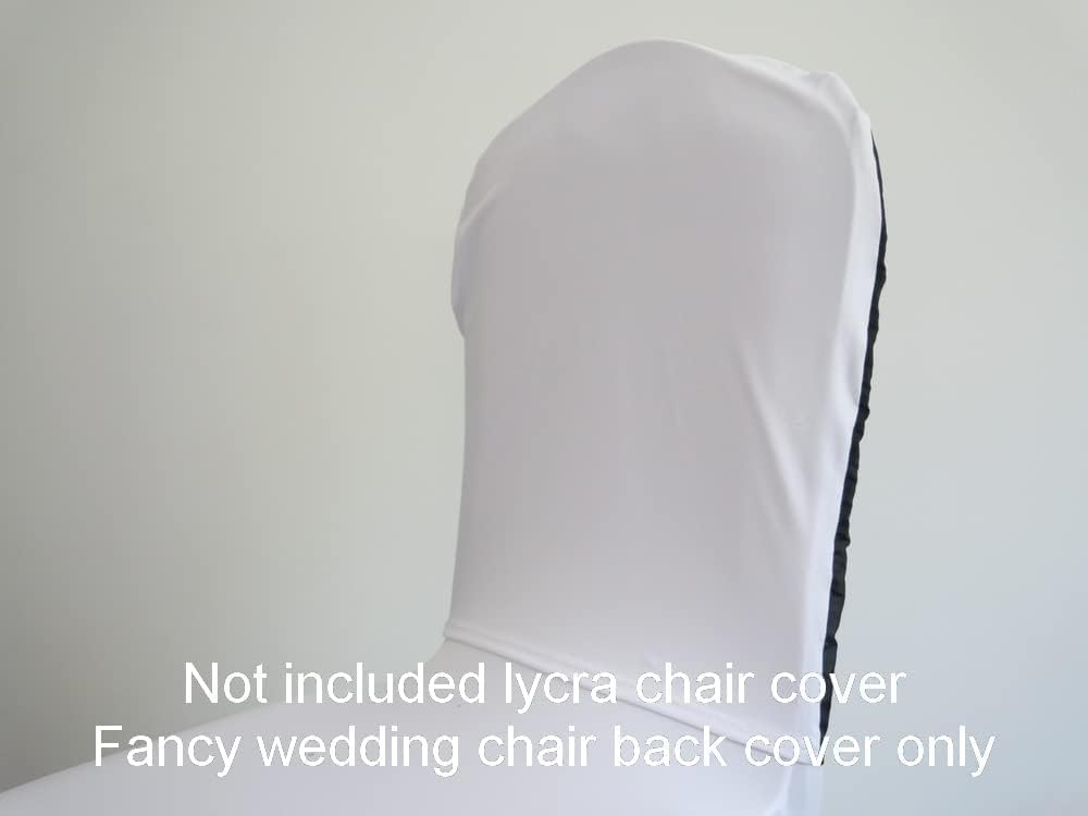Elegant Mr & Mrs Chair Covers - 2 Pack Wedding Decor for Bride & Groom - Perfect for Wedding Receptions, Birthday Parties & Special Events - Chic Chair Back Covers for Romantic Celebrations
