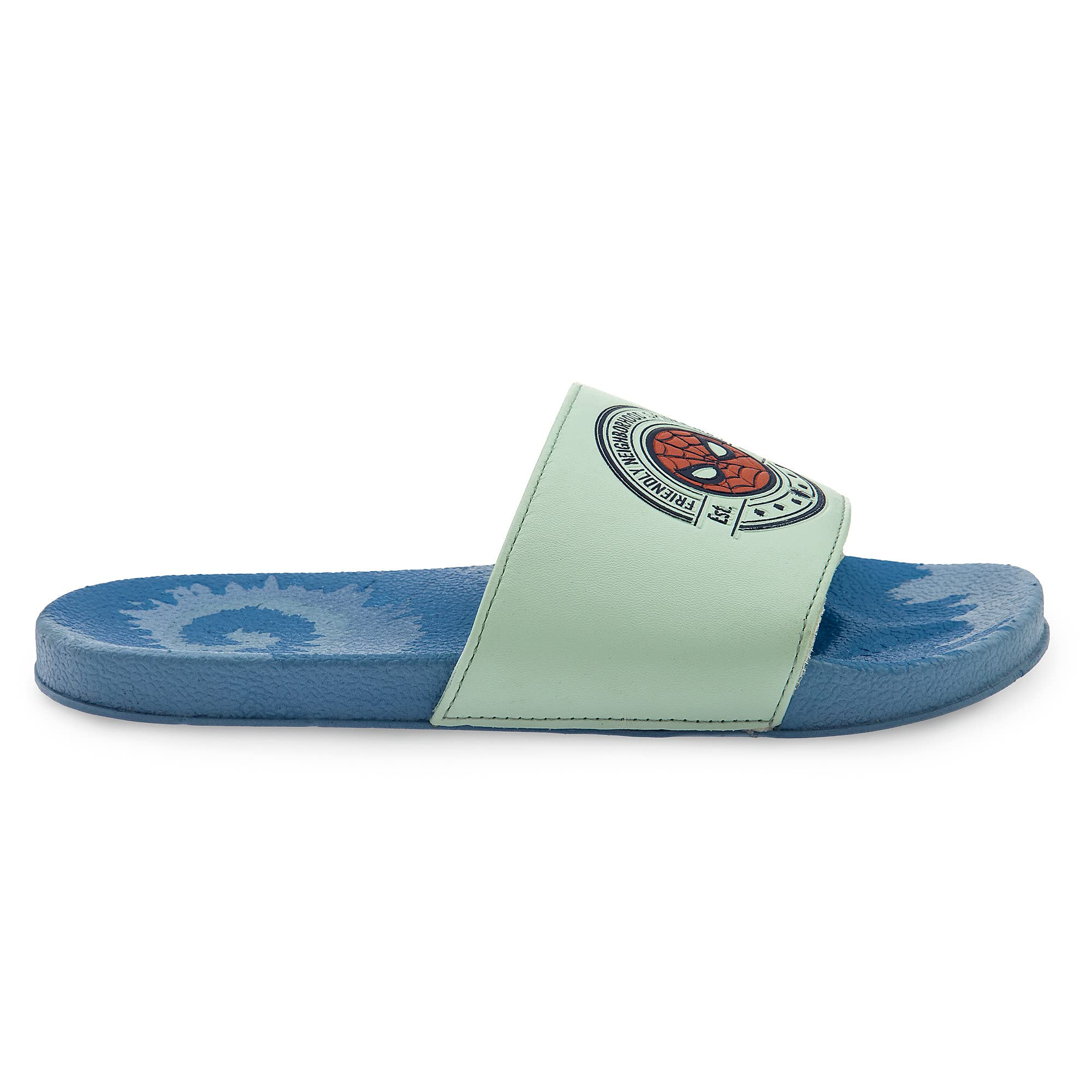 Marvel Spider-Man Kids Slides - Boys' Superhero Themed Slippers for Indoor & Outdoor Play - Perfect for Costumes, Parties, and Everyday Wear