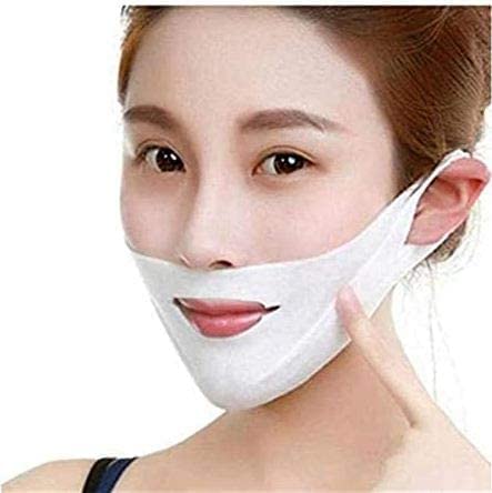Nadnam V-Line Lifting Face Mask - Slimming Chin Patch for Double Chin Reduction | Skin Firming, Tightening & Moisturizing Facial Treatment for Women (1pc) | Perfect for Daily Skincare Routine & Special Occasion Prep