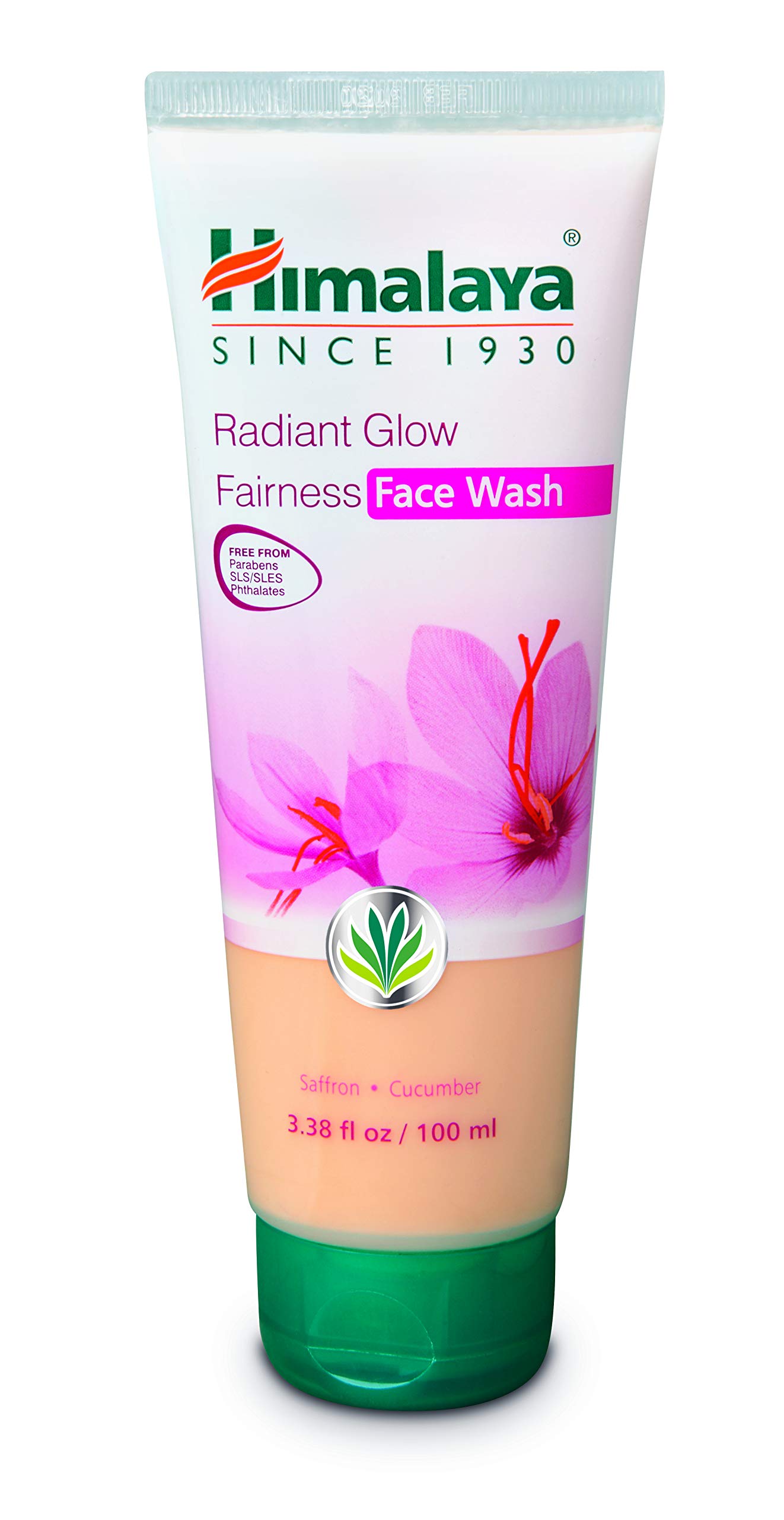 Himalaya Radiant Glow Fairness Face Wash - Brightening & Pore Minimizing Cleanser for Clear, Glowing Skin (3.38 oz) | Daily Skincare Routine for Even Skin Tone & Youthful Radiance