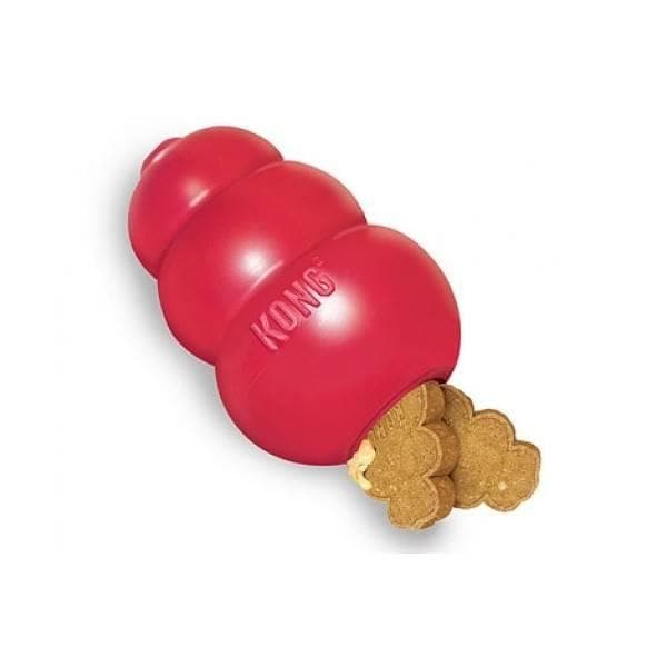 Kong Classic Dog Toy - Durable Chew Toy for Dogs, Interactive Treat Dispenser for Mental Stimulation - Perfect for Playtime, Training, and Boredom Relief