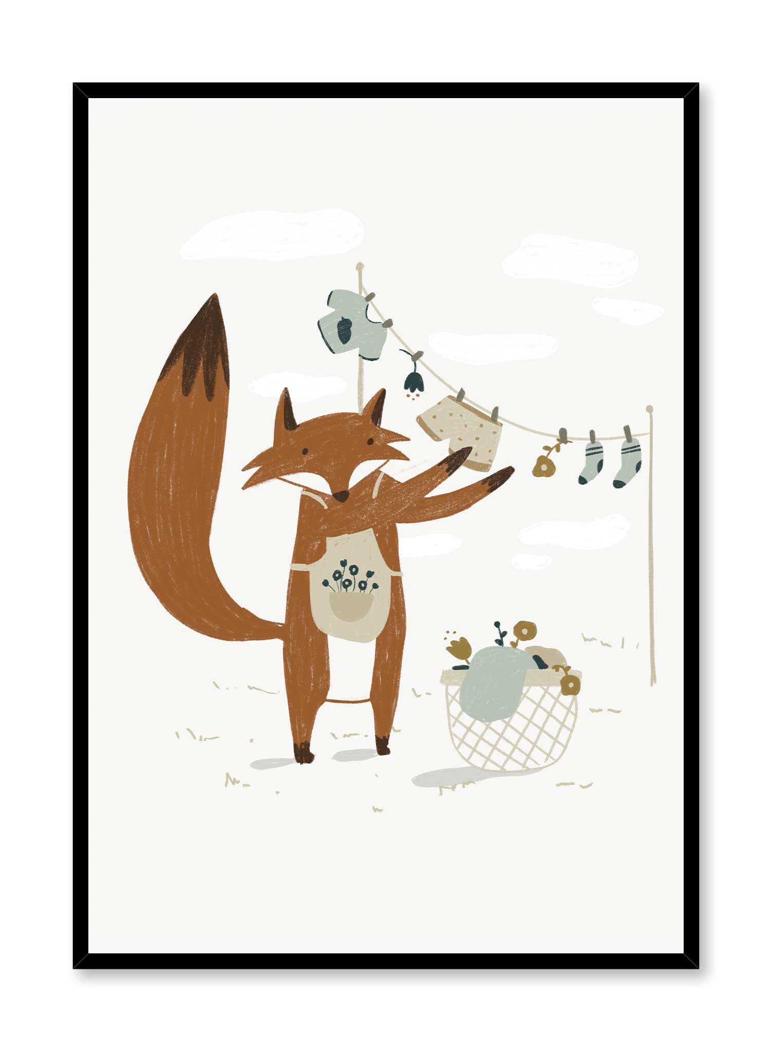 Laundry Day Poster - Vintage Style Wall Art for Laundry Room Decor - Perfect for Home, Apartment, and Laundry Room Aesthetic