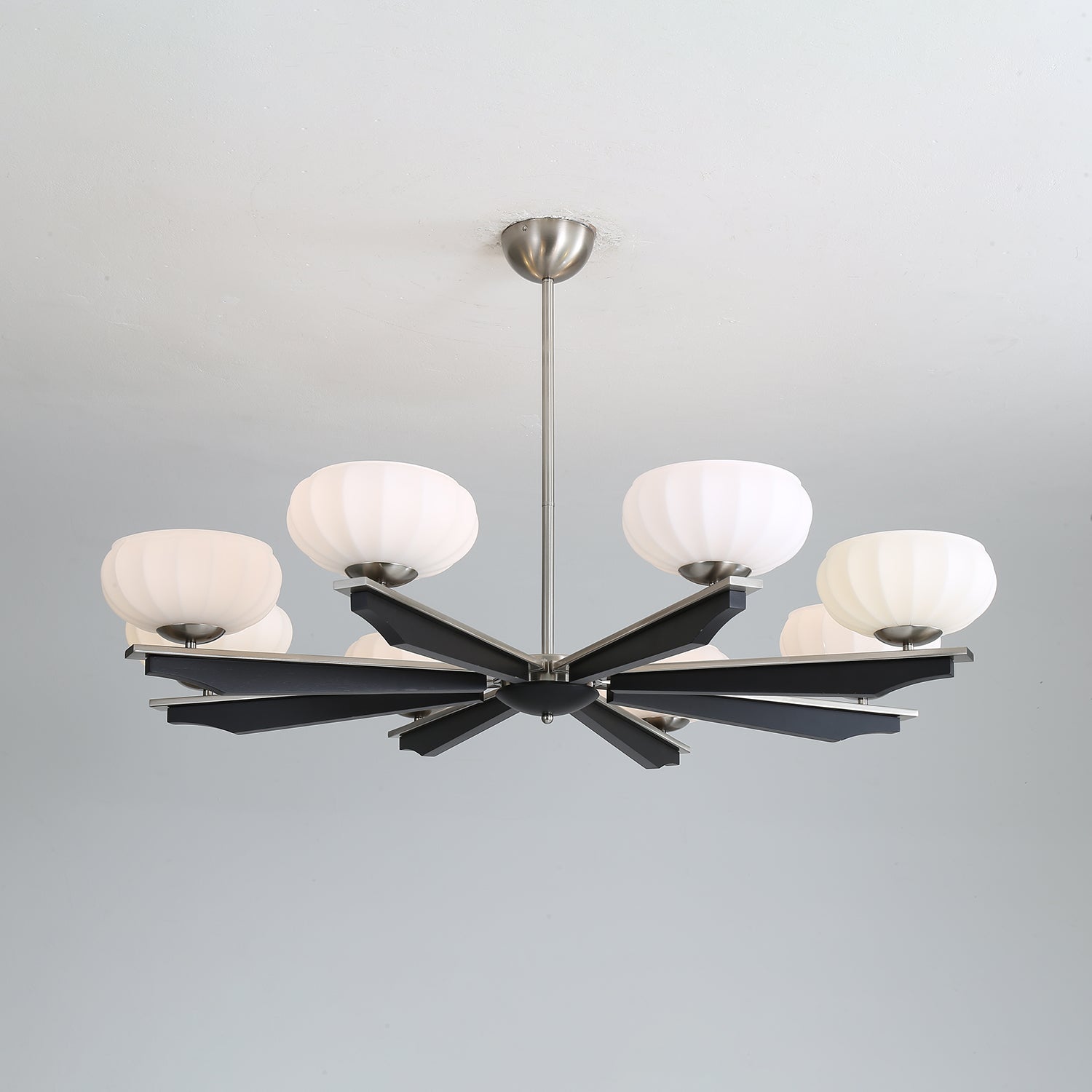 Elegant Imperium Chandelier - Modern Crystal Ceiling Light Fixture for Dining Room, Living Room & Bedroom | Perfect for Home Decor & Wedding Venues