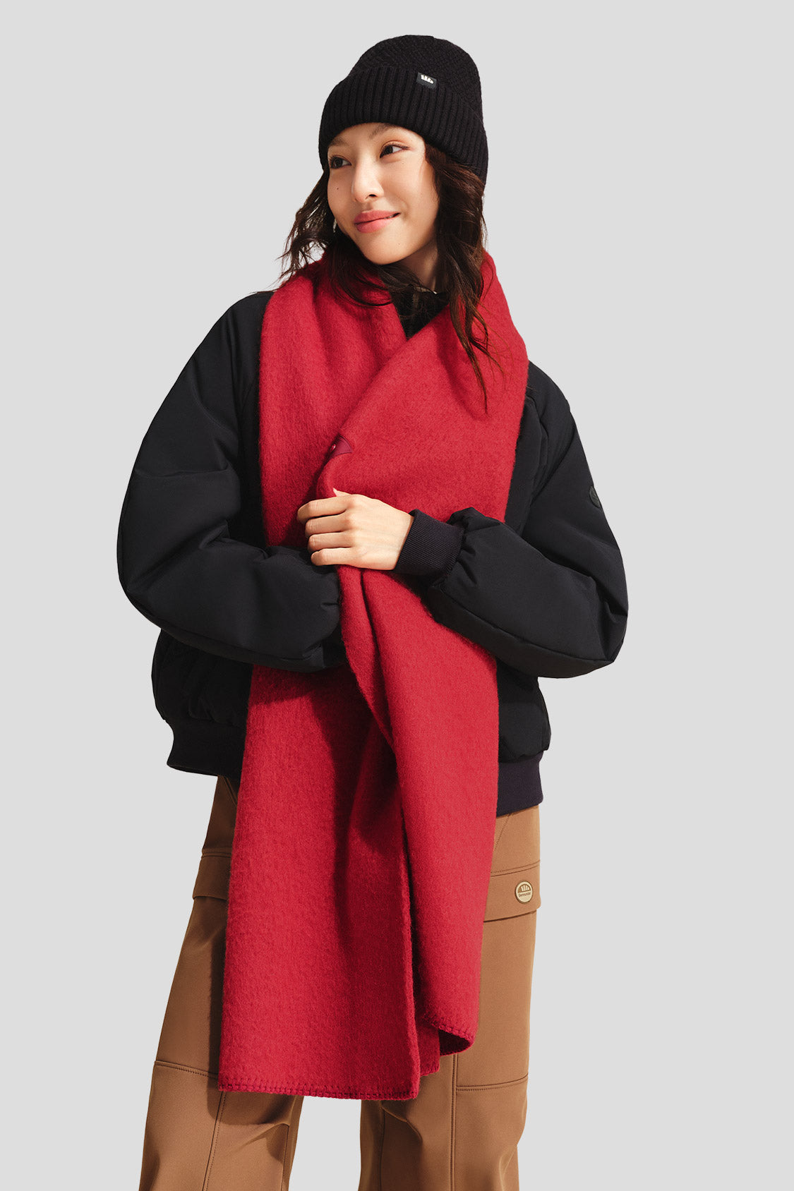 CozyWrap Women's Ultra Soft Insulated Shawl Scarf - Warm Winter Wrap for Outdoor Activities, Travel & Office Wear