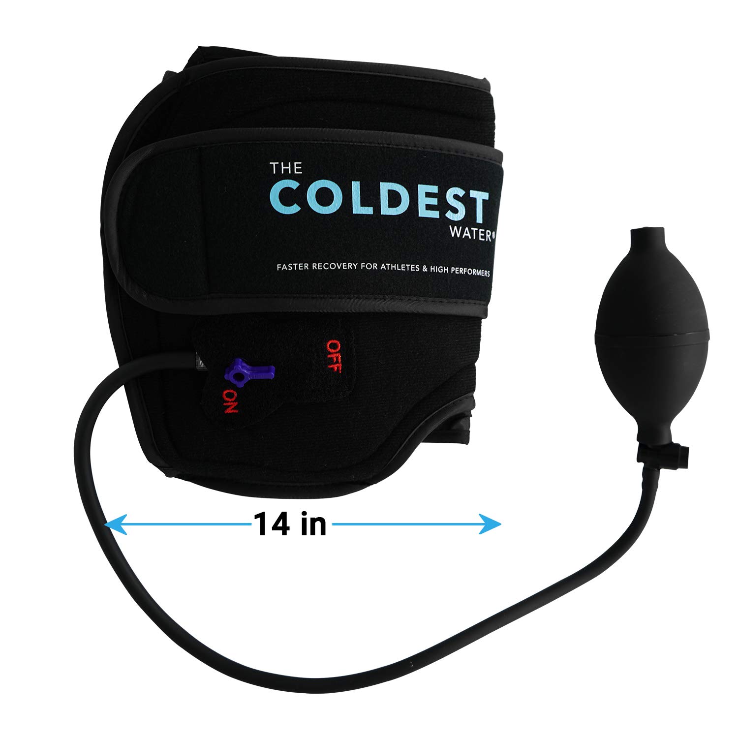 The Coldest Ankle Ice Pack with Cold Gel & Air Compression - Fast Recovery Ankle Sleeve for Achilles Tendon, Plantar Fasciitis, Swelling - Ideal for Post-Workout, Injury Recovery & Daily Pain Relief