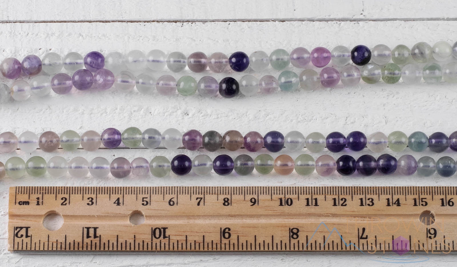 Rainbow Fluorite Crystal Necklace - Handmade Beaded Mala Jewelry with Healing Stones for Meditation, Yoga & Spiritual Balance | E0671