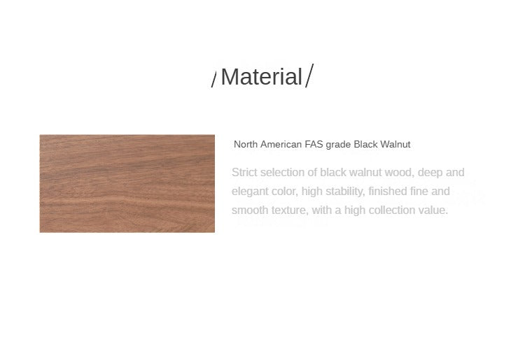 Black Walnut Solid Wood Square Stool Bench - Handcrafted Rustic Stool for Kitchen, Entryway & Bedroom - Durable Wooden Seat for Home Decor & Farmhouse Style