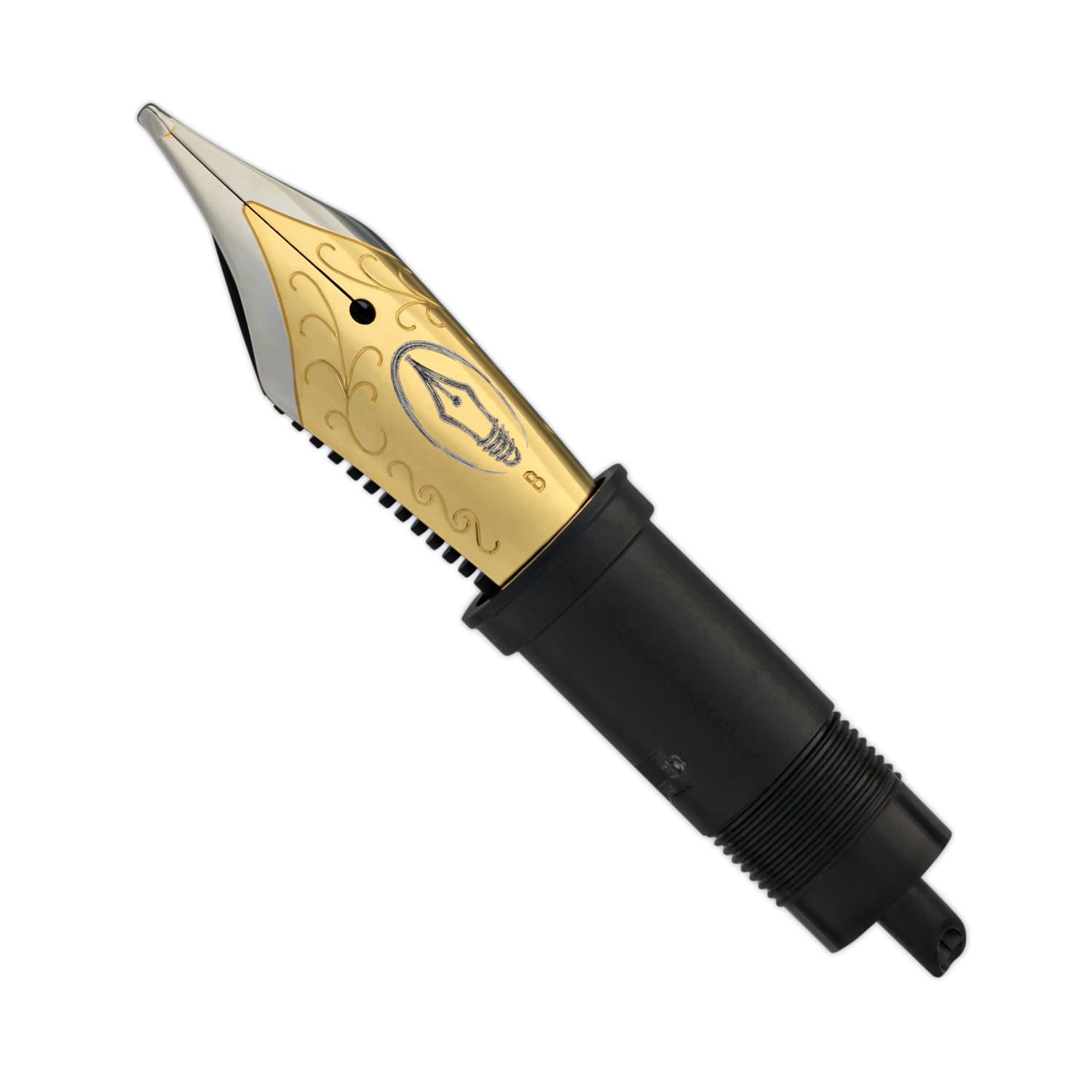 Edison #6 Gold Steel Replacement Nib for Fountain Pens - Perfect for Calligraphy, Journaling & Everyday Writing