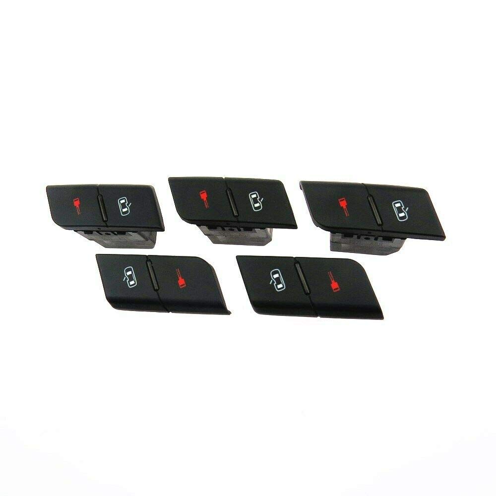 5 Pcs LHD Central Door Lock Unlock Switch Button for Audi A4 Seat Exeo 8ED962107 - Replacement Car Door Lock Actuator for Easy Installation & Repair | Perfect for DIY Auto Maintenance & Vehicle Security Upgrades