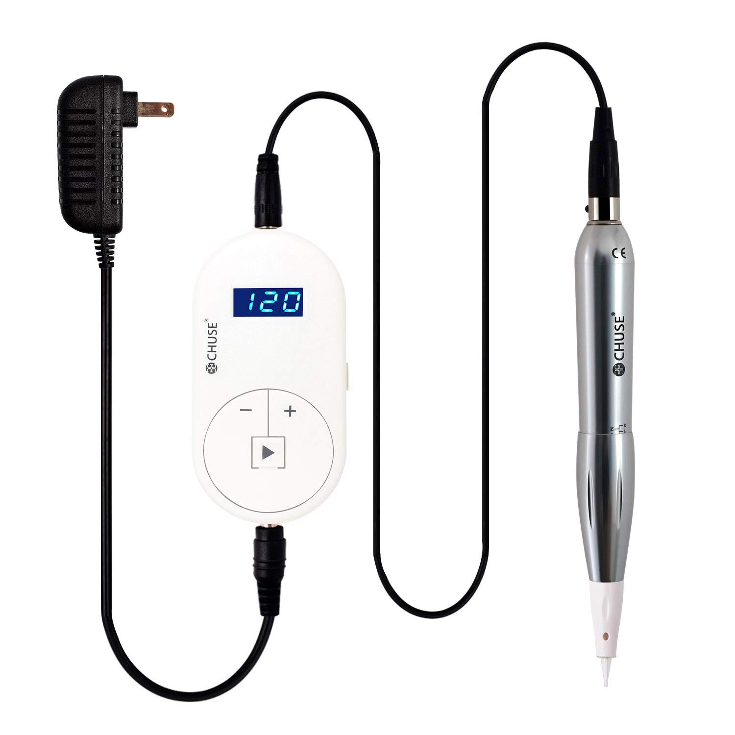 Professional CHUSE C5 Classic Microblading Machine Kit - Permanent Makeup Tattoo Pen for Eyebrows & Eyeliner - Perfect for Salon, Spa & Home Use
