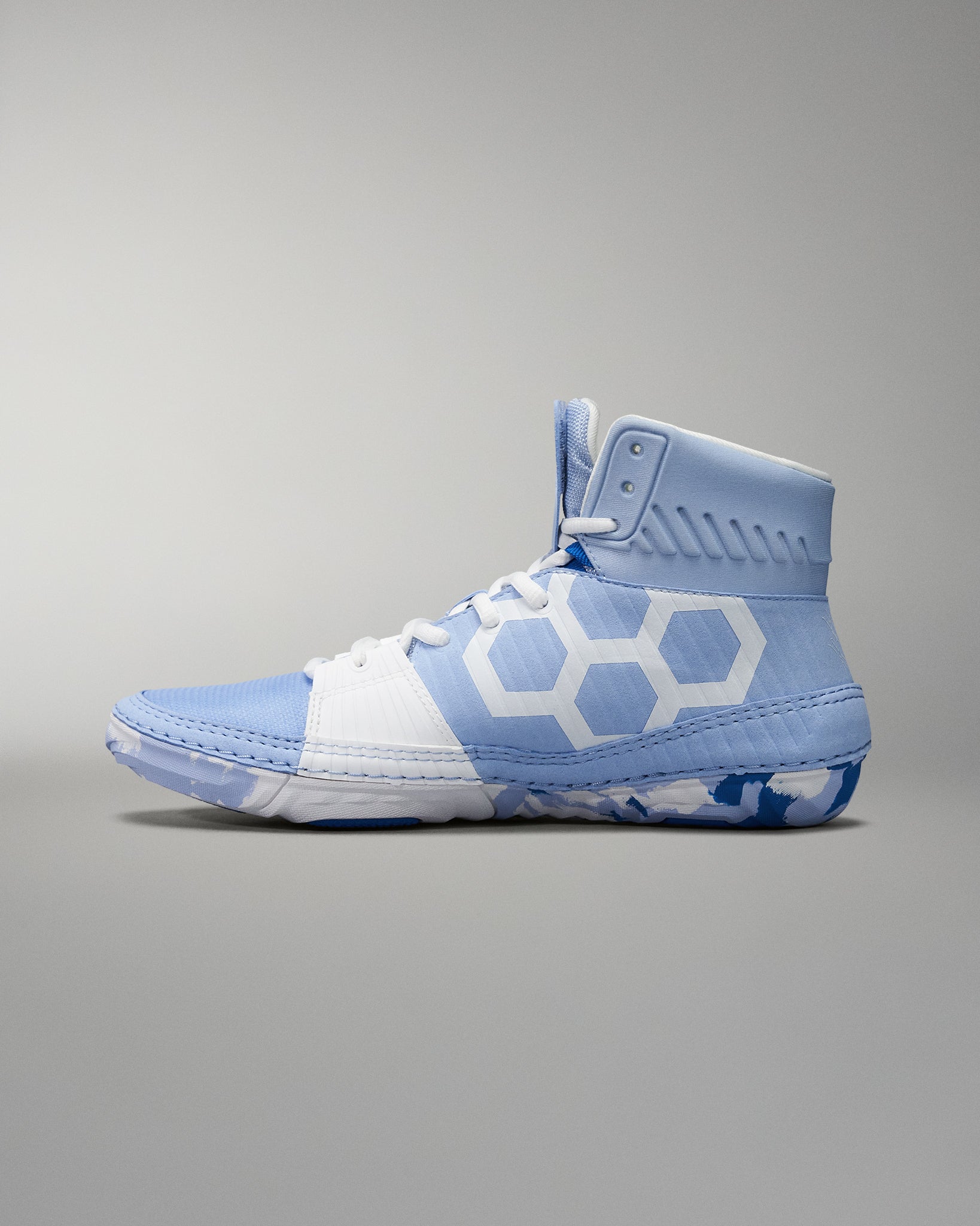 RUDIS KS Power Adult Wrestling Shoes - Lightweight & Breathable for Men & Women - Perfect for Training, Competition & MMA - Sky Blue