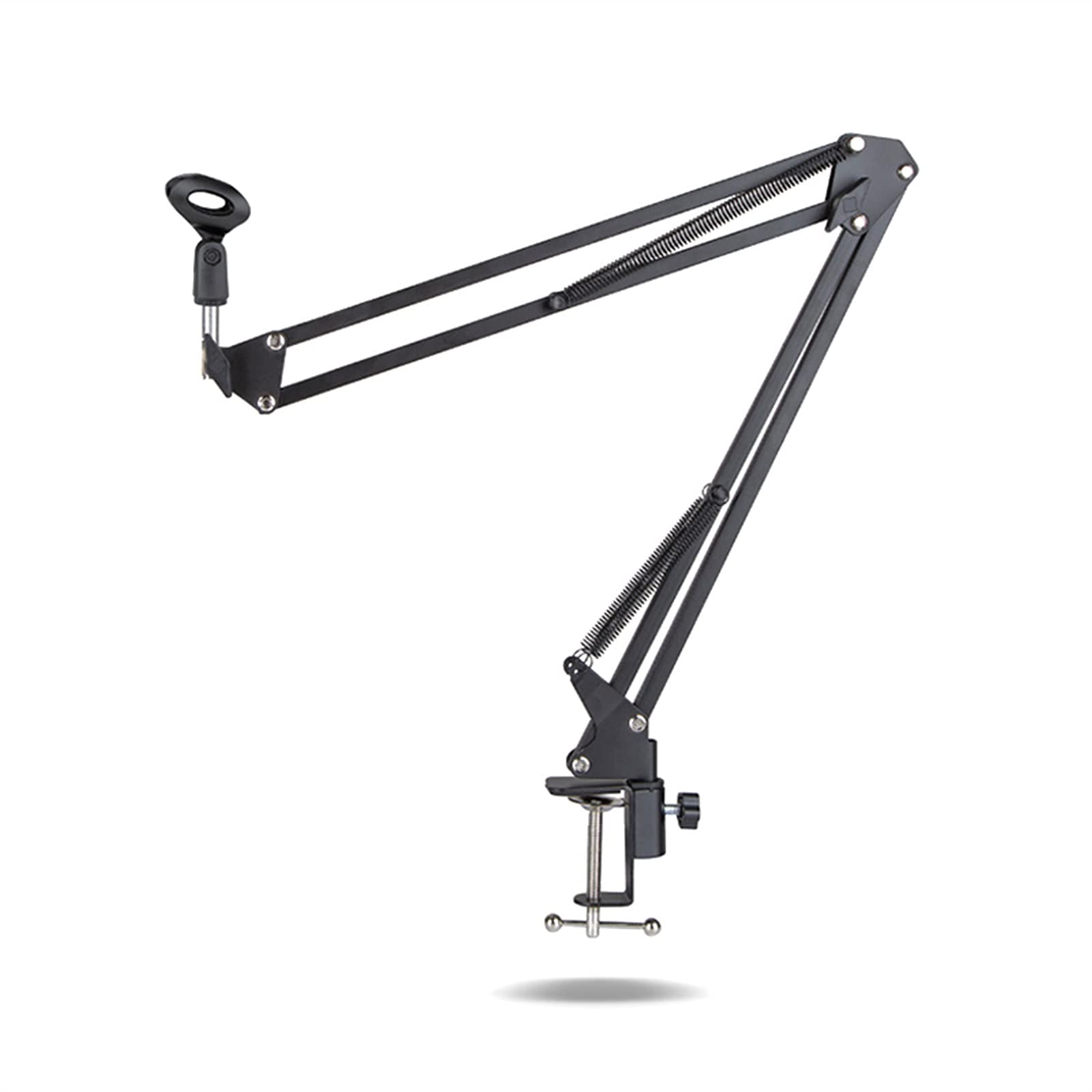 Professional BM800 Microphone Stand with Scissor Arm, Tripod Base & Universal Shock Mount - Adjustable Desktop Mic Holder for Podcasting, Streaming & Recording (Color: AL001 1) | Perfect for Home Studios, Gaming Setups & Voice Overs