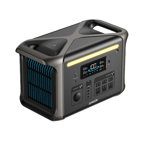 Anker SOLIX F1500 1536Wh 1800W Portable Power Station with WiFi Remote Control | Backup Power for Home, Camping, RV & Outdoor Adventures