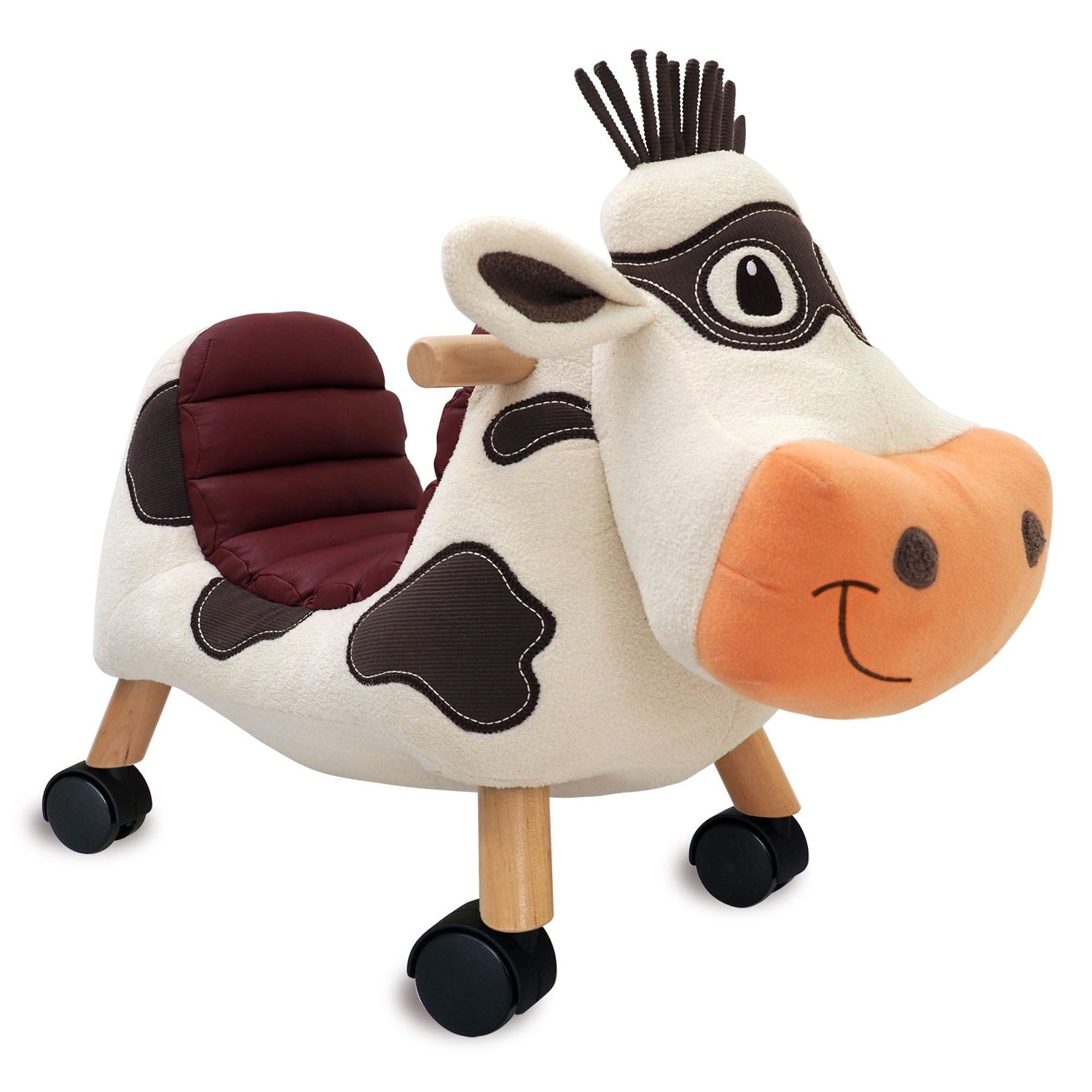Moobert Cow Ride On Toy for Kids - Electric Ride On Animal Toy with Sounds & Lights - Perfect for Indoor & Outdoor Play, Birthday Gifts, Toddler Pretend Play