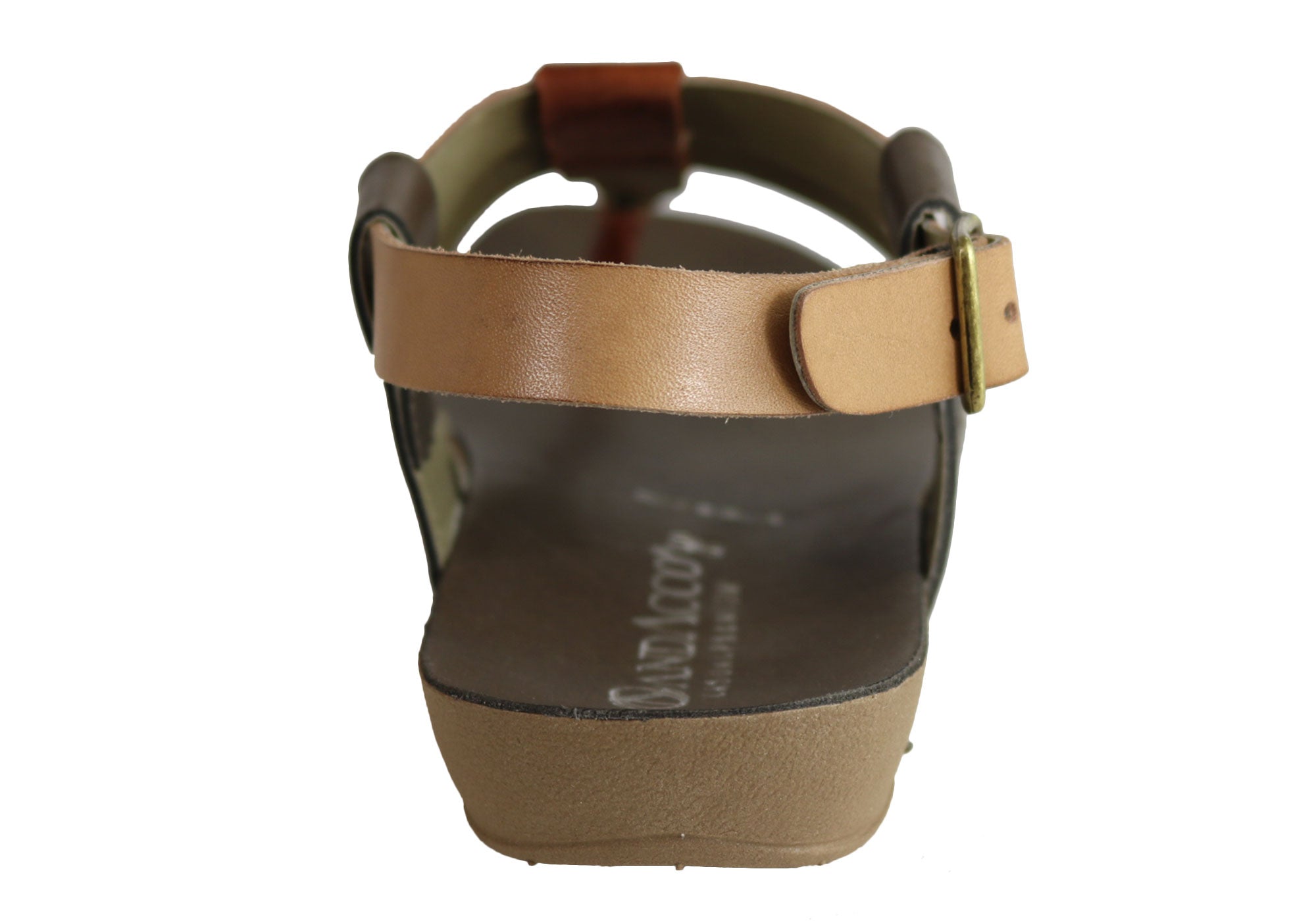 Andacco Yory Women's Comfortable Flat Leather Sandals - Brazilian Made Casual Shoes for Walking, Travel & Summer Outfits