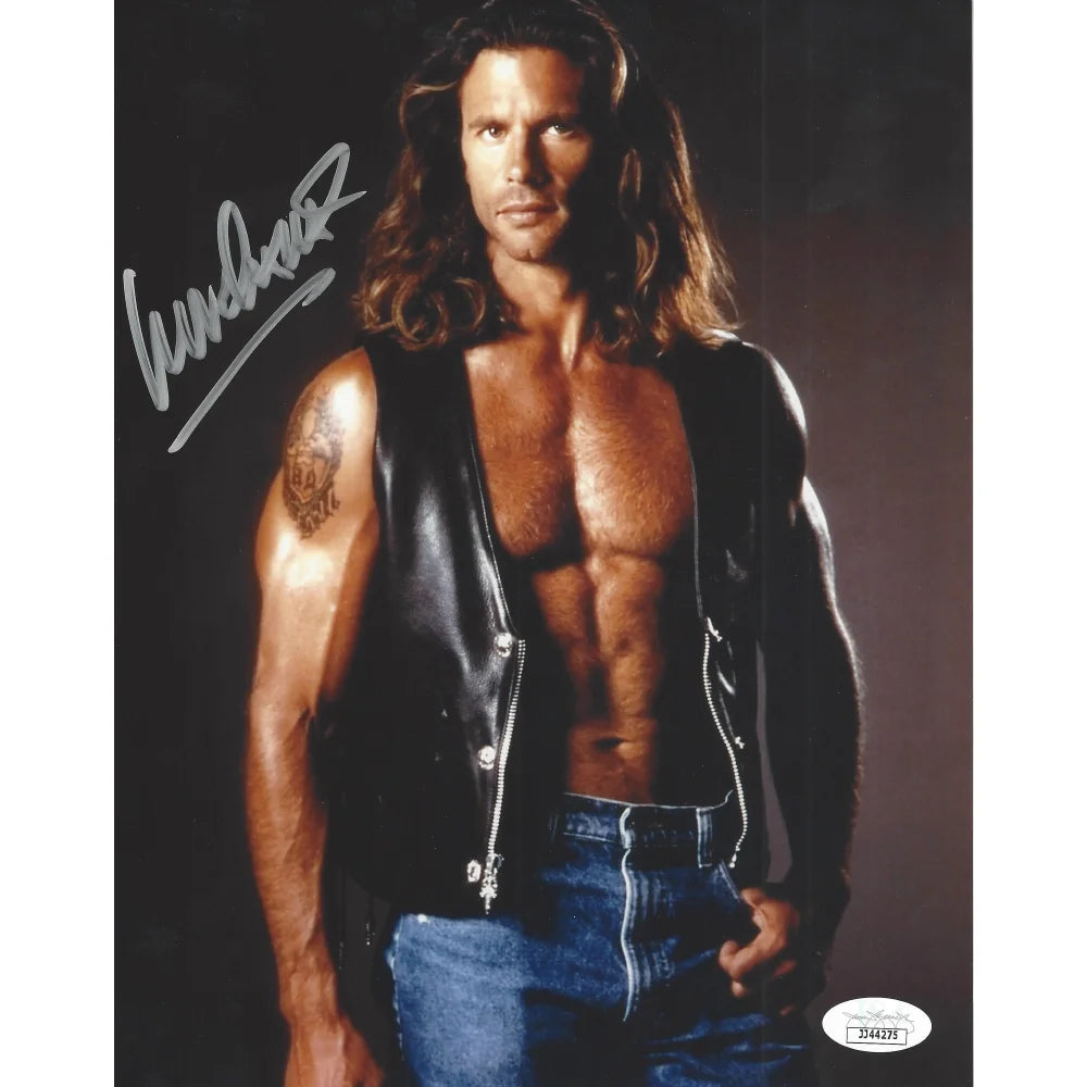 Lorenzo Lamas Signed 8x10 Photo with JSA COA Autograph - Renegade TV Show Memorabilia for Collectors & Fans - Perfect for Display in Home, Office, or Man Cave