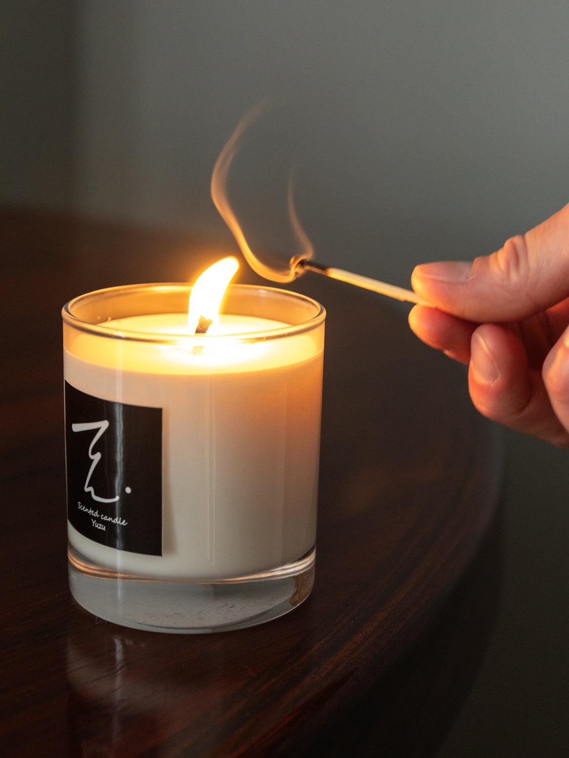 Huukyou Scented Aromatherapy Candle - Lavender & Vanilla Soy Wax Candle for Relaxation, Meditation & Home Decor | Perfect for Bedroom, Bathroom & Gift Giving