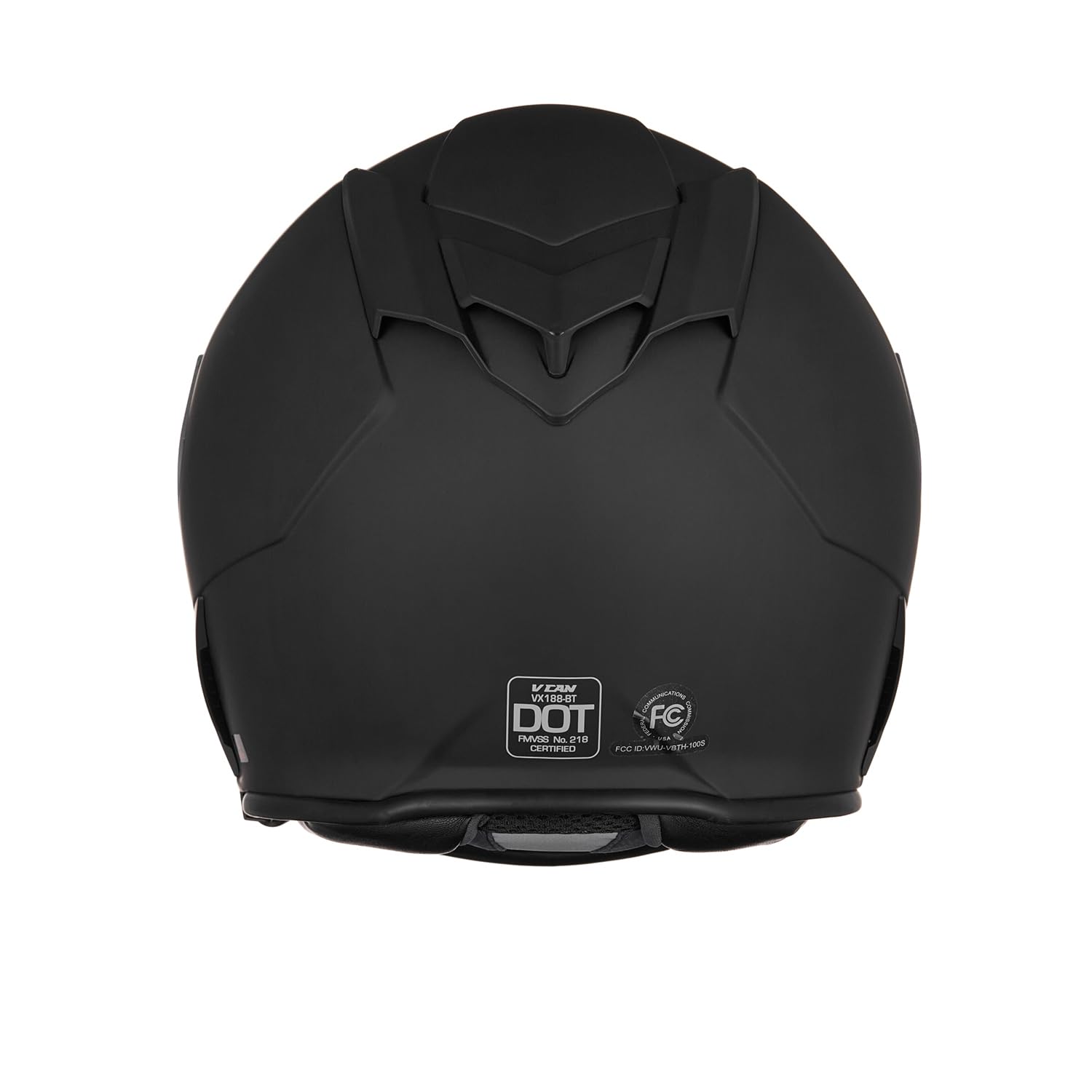 VCAN Bluetooth Integrated Full Face Motorcycle Helmet with Dual Visor - Wireless Communication & Sun Protection for Safe Riding on Highways & Urban Roads