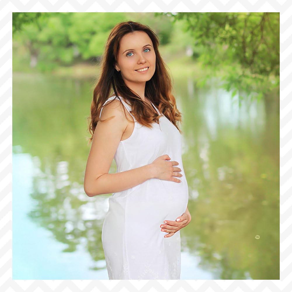 Valair Maternity Full Slip for Pregnant Women - Soft Cotton/Lycra Top & Comfortable Nylon Bottom - Perfect for Everyday Wear, Work & Special Occasions