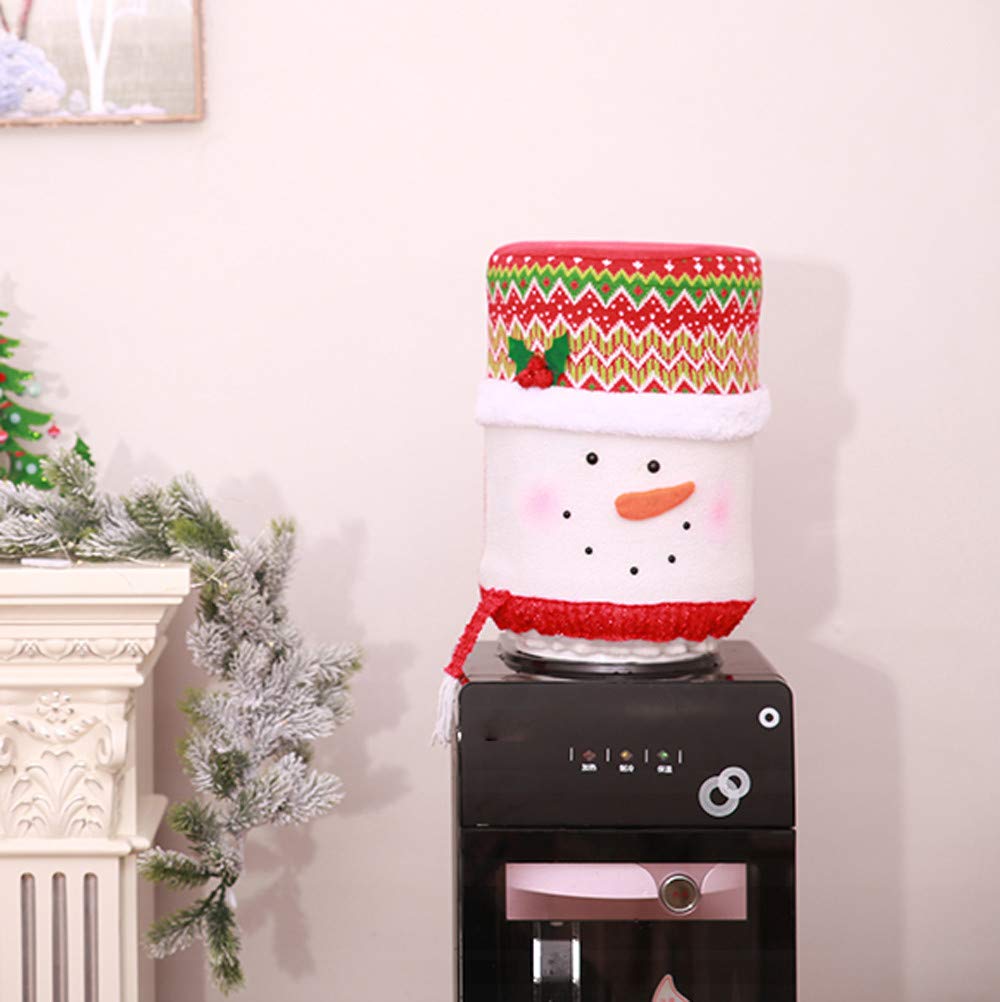 Muicook Christmas Water Bucket Dispenser & Bottle Purifier - Holiday Home Decor for Xmas Tree, Party, Gift Wrapping & Festive Table Setting