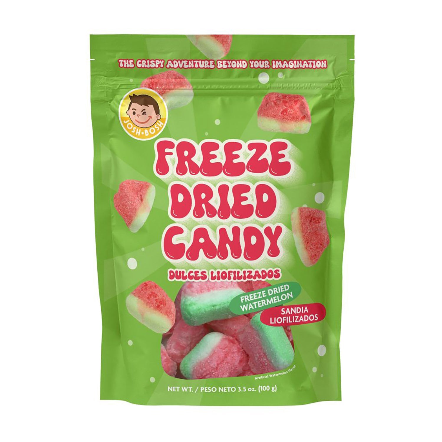 Freeze Dried Watermelon Candy - 100g Large Pack | Sweet & Crunchy Snack for Kids, Party Favors, Camping & Hiking Treats