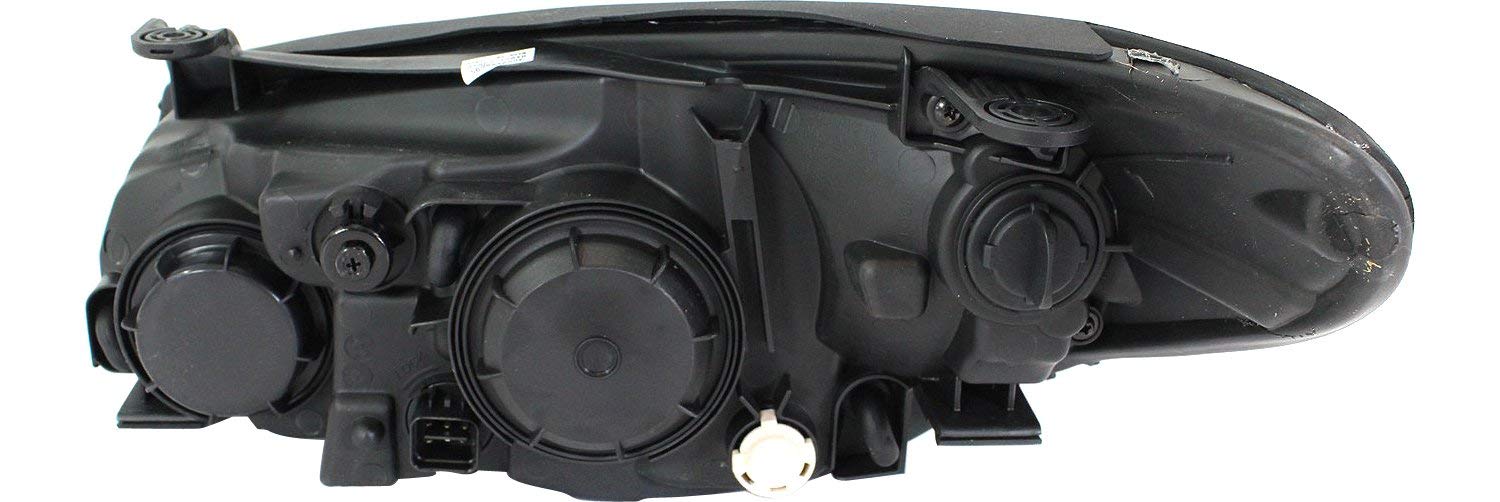 **2007-2010 Hyundai Elantra Halogen Headlight Assembly - Driver & Passenger Side with Bulbs, Sedan (Replaces #921022H051, 921012H051) - Perfect for Night Driving & Enhanced Visibility**