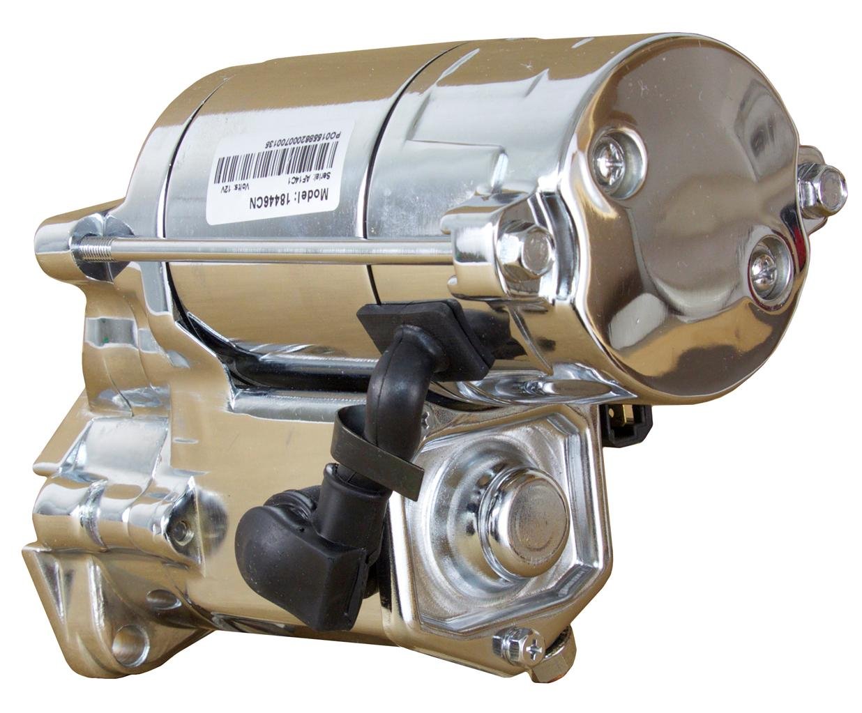 High Torque Starter for 98-06 Harley Davidson Road King Classic 1340 - Chrome Finish - OEM 31553-90 Replacement - Perfect for Motorcycle Upgrades & Engine Performance Enhancement