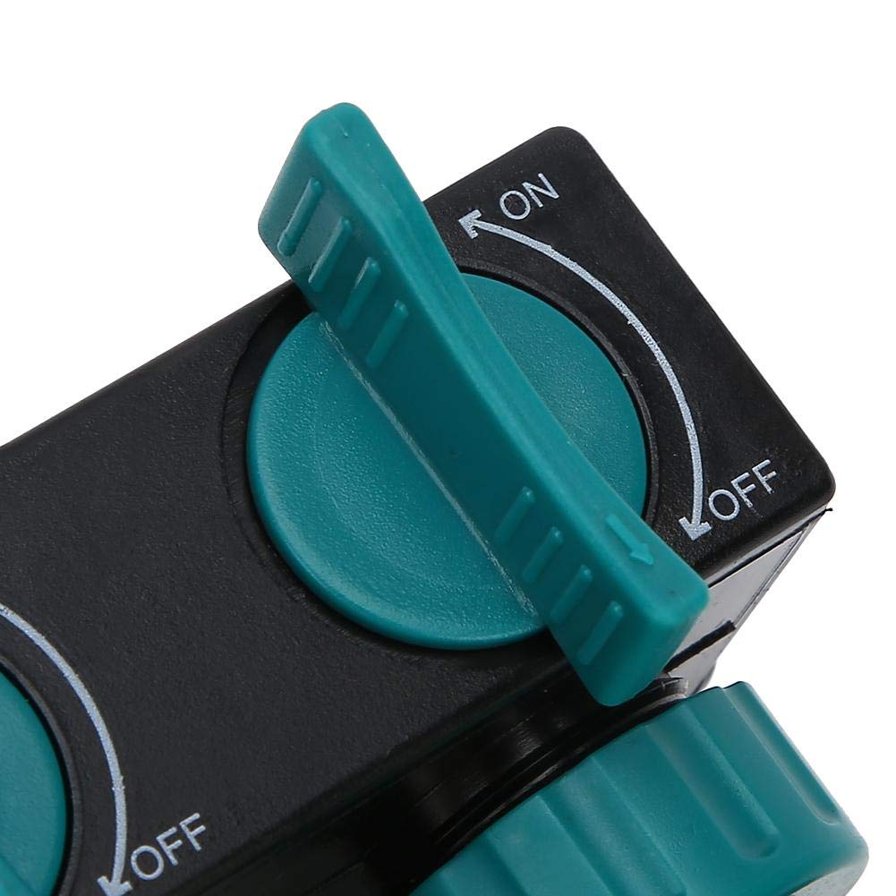 4-Way Garden Hose Splitter with 1/4