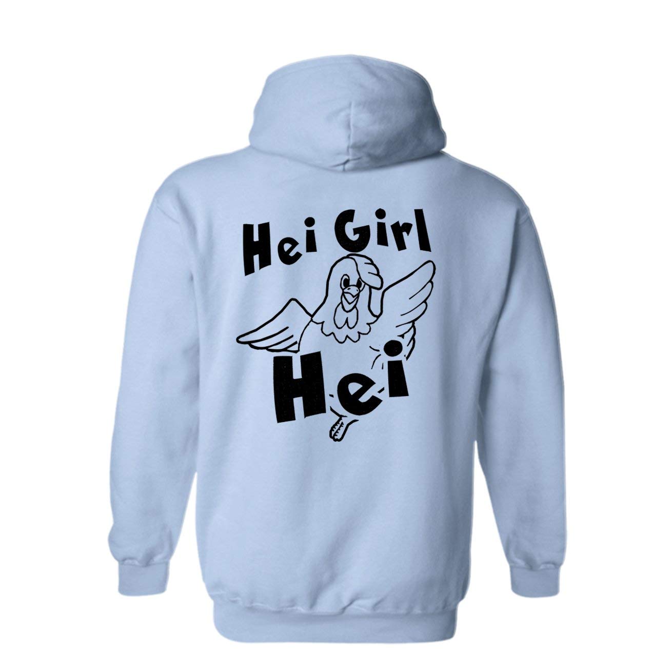 Black Chicken HEI Hoodie - Unisex Hooded Sweatshirt for Streetwear & Casual Style