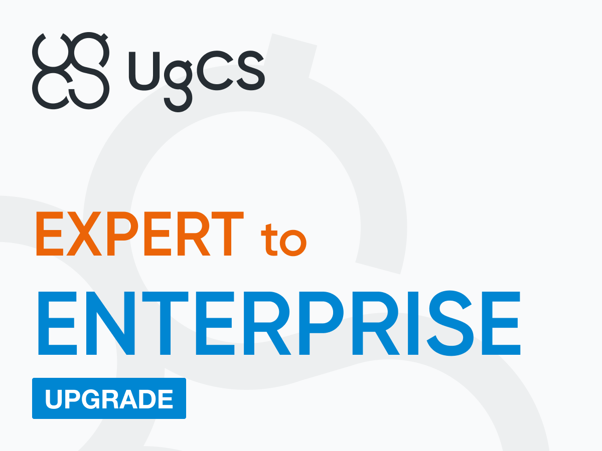 Upgrade UgCS EXPERT to UgCS ENTERPRISE Drone Mission Planning Software - Professional UAV Mapping & Surveying Solution for Commercial Use