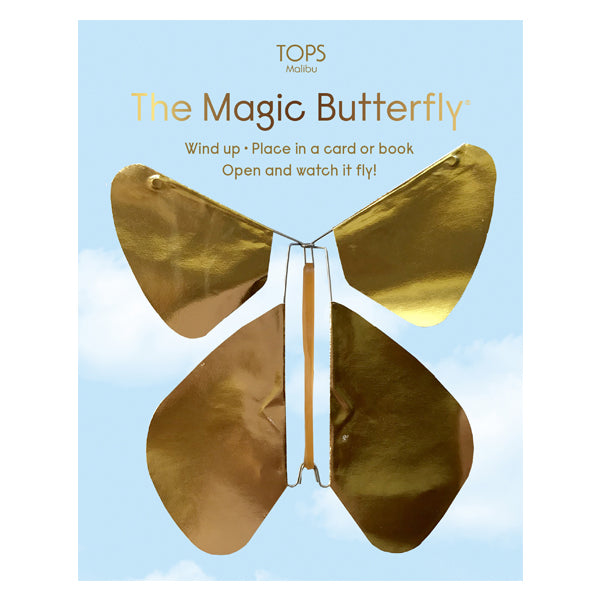 Gold Metallic Magic Butterfly Hair Clip - Elegant Shimmering Hair Accessory for Women & Girls - Perfect for Weddings, Parties & Special Occasions