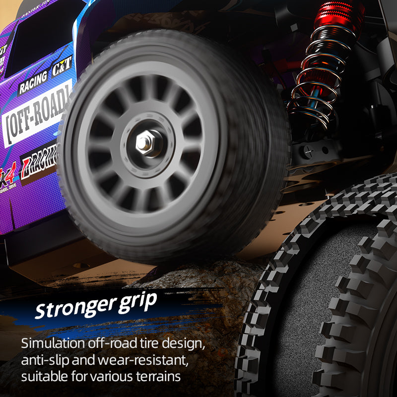 JJRC Q130C Pro 1/12 Scale 4WD Brushless RC Short Course Truck - 40km/h High Speed, Full Proportional Control for Off-Road Racing & Backyard Bashing
