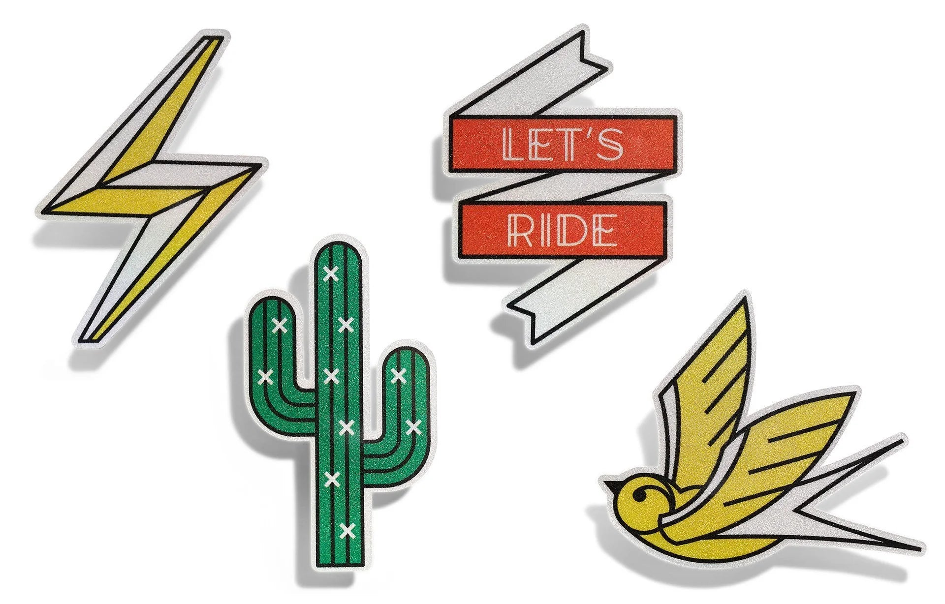 1000 Reflective Stickers for Bikes, Helmets & Safety Gear - High Visibility Decals for Night Cycling, Running & Outdoor Activities