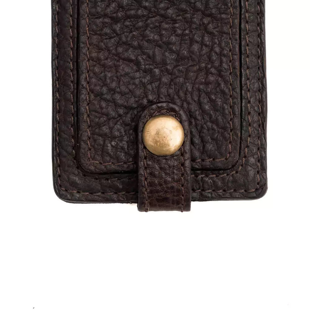 Personalized Leather Luggage Tag - Engraved Name & Contact Info - Durable Travel ID Bag Tag for Suitcases, Backpacks & Carry-Ons - Perfect for Business Trips, Vacations & Gift Giving