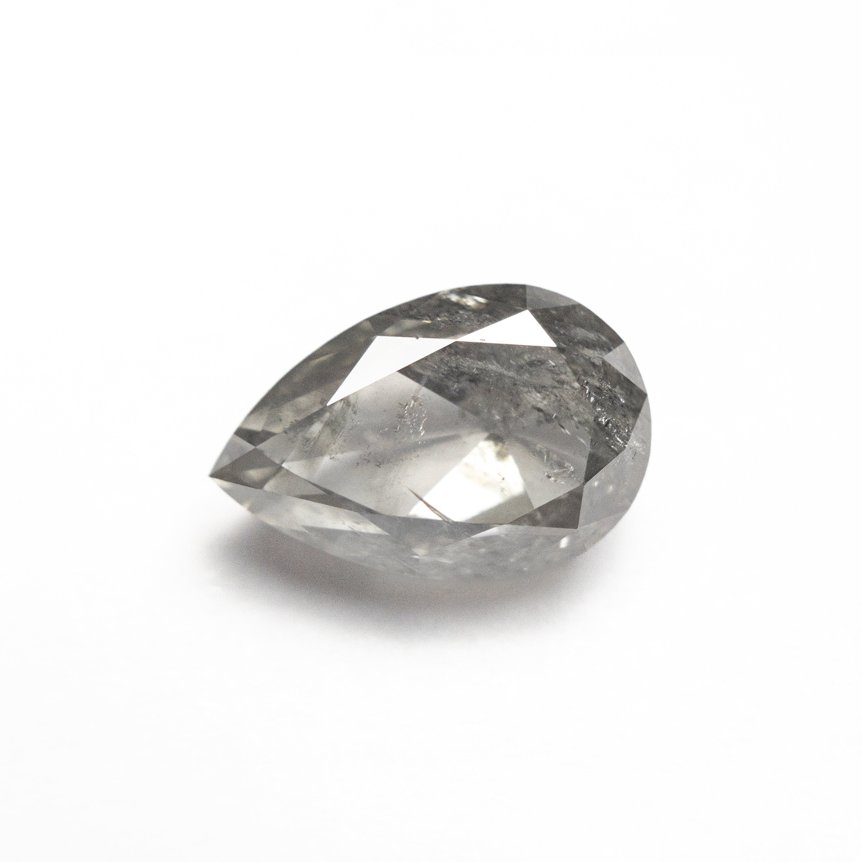 2.41ct Natural Pear Cut Diamond - 10.01x6.60x4.45mm Double Cut Loose Gemstone for Engagement Rings & Jewelry Making