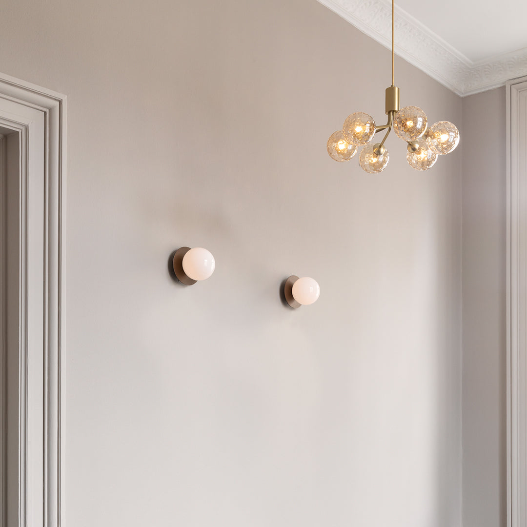 Apiales 6-Light Modern Crystal Chandelier - Elegant Ceiling Lighting Fixture for Dining Room, Living Room & Bedroom Decor