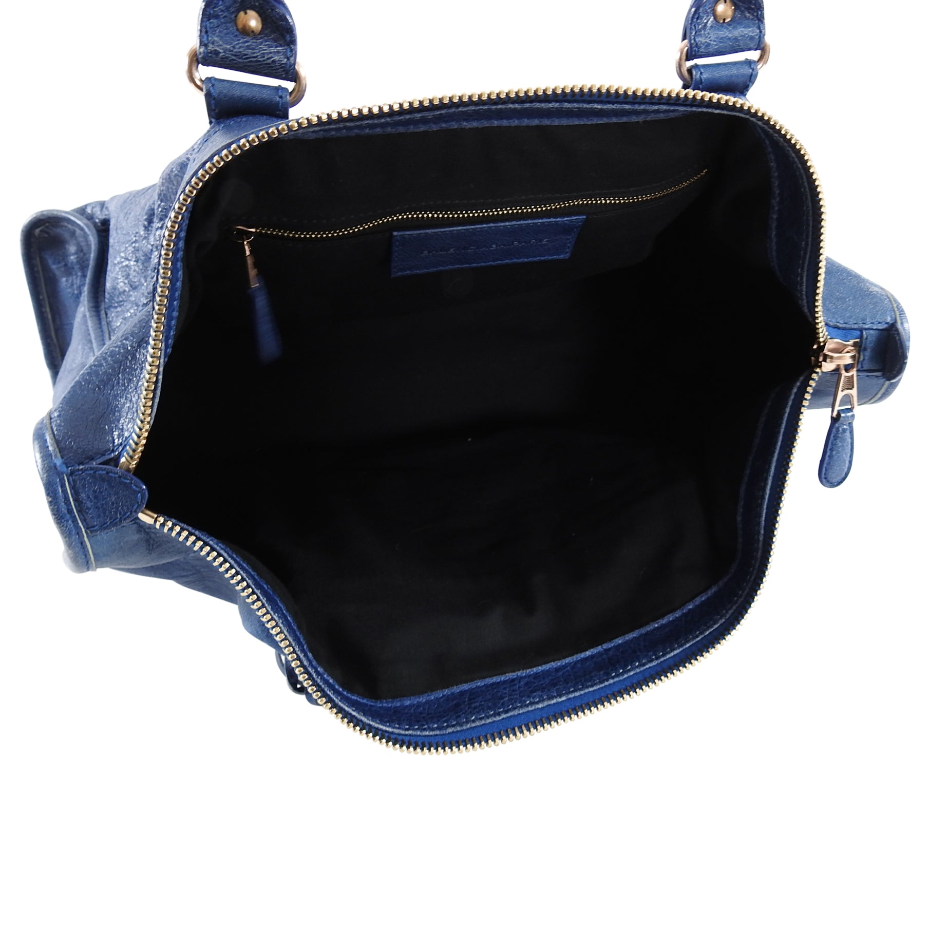 Balenciaga Blue Lambskin Large Giant 21 Work Bag - Luxury Designer Handbag for Women, Perfect for Office, Travel & Everyday Use