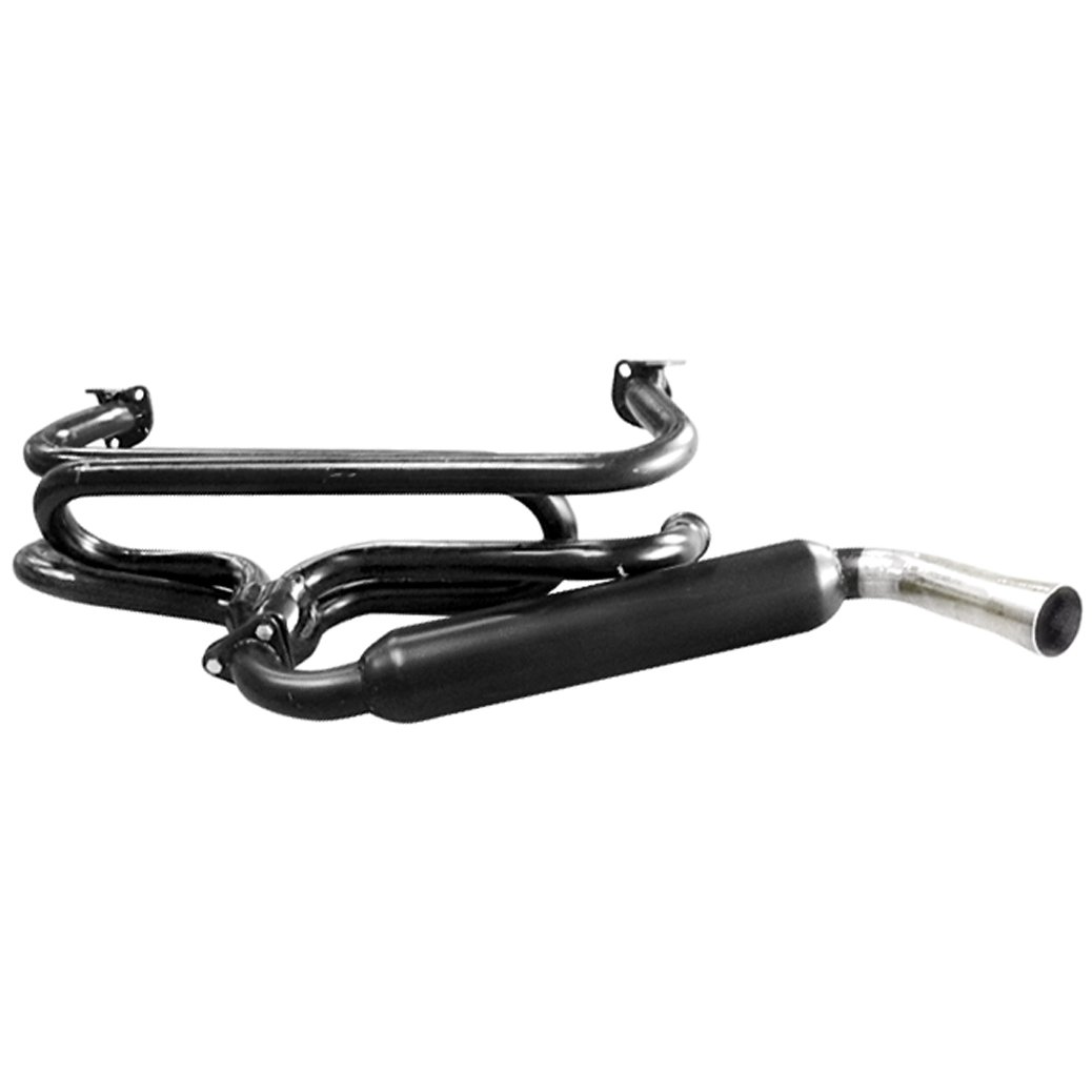 High-Performance Glass Pack Muffler Exhaust System for VW Beetle & Ghia 1966-1973 | Dune Buggy Compatible | Enhanced Sound & Performance for Off-Road Adventures & Classic Car Restoration