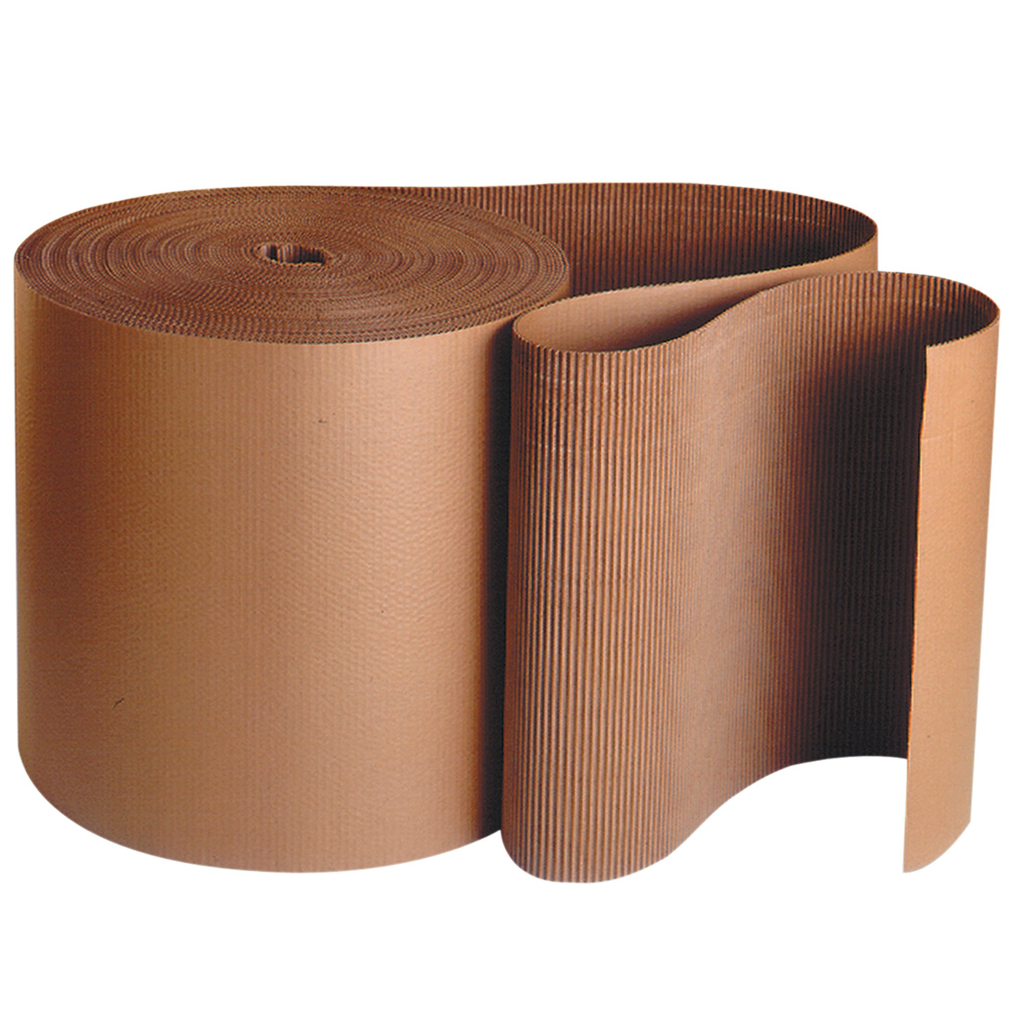 Choice Shipping Supplies Singleface Corrugated Roll - A-Flute Kraft Packing Material (48