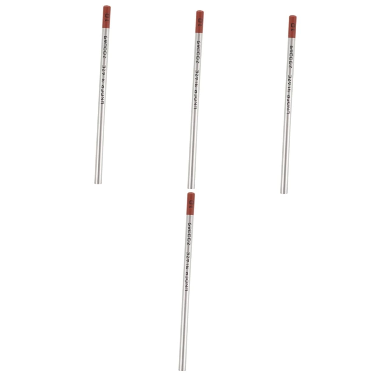 Tofficu 4-Piece Underglaze Pencil Set - 10 Vibrant Colors for Pottery Painting, Ceramic Decorating & DIY Art Projects - Lightweight & Durable Ceramic Pencils for Artists, Hobbyists & Classroom Use