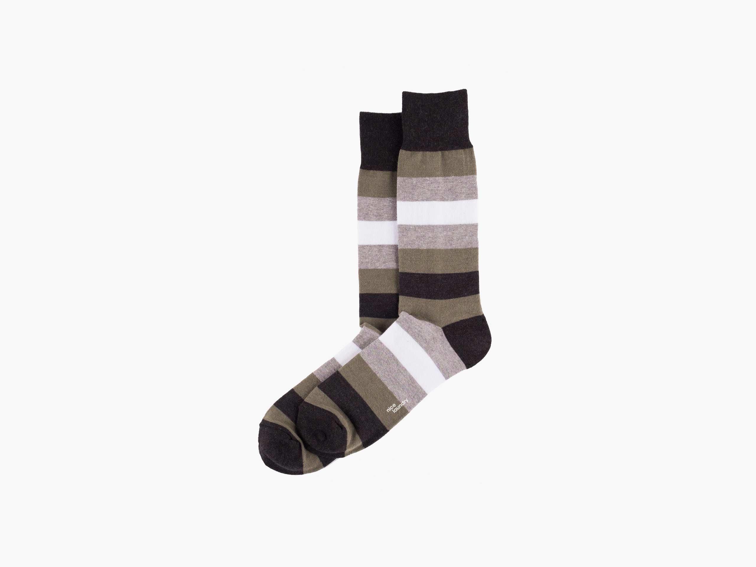 Mid Stripe Green Grey White Sneakers - Comfortable Casual Shoes for Men & Women | Perfect for Running, Walking & Everyday Wear