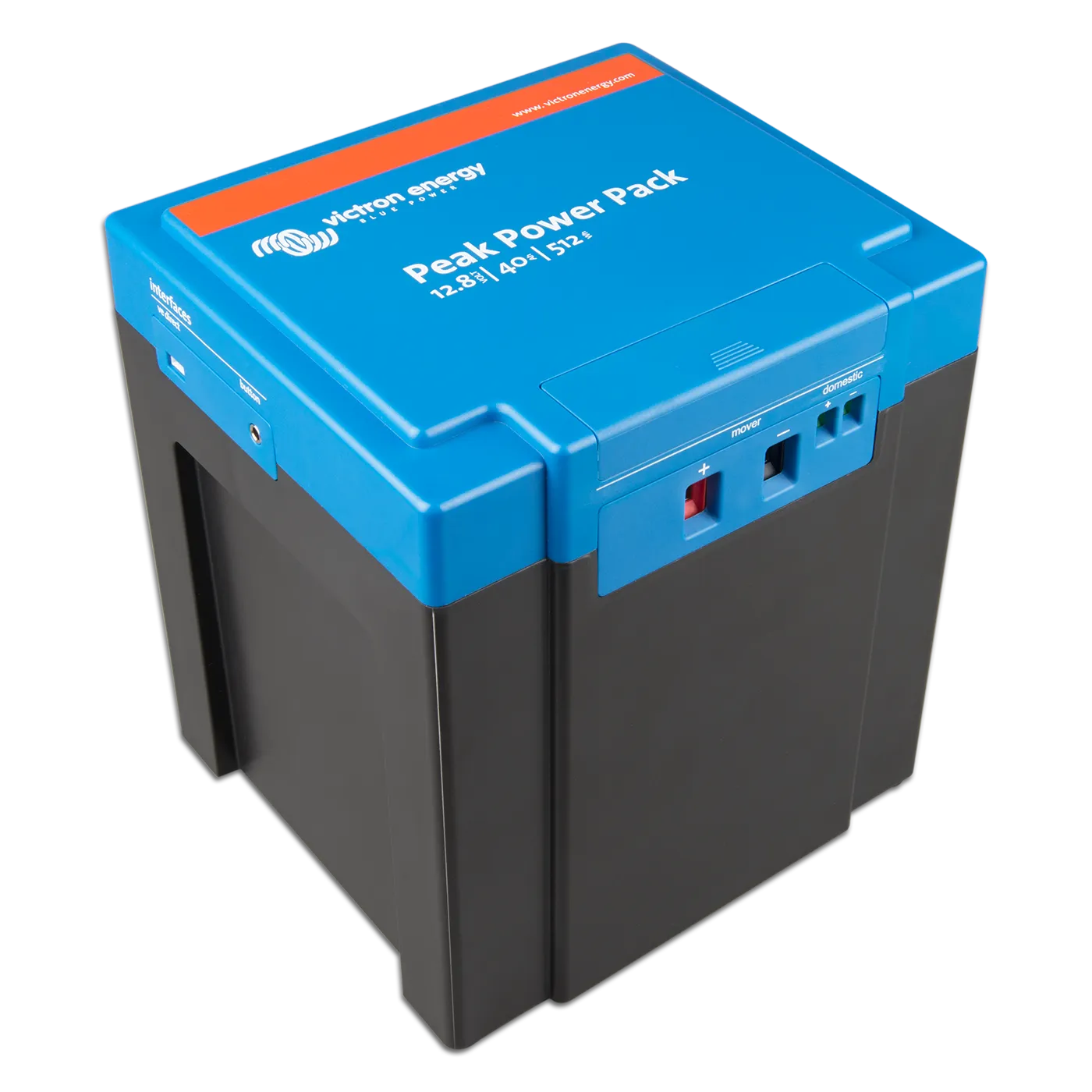Victron Energy Peak Power Pack - Portable Power Station for Camping, RV, and Emergency Backup - High Capacity Lithium Battery with Pure Sine Wave Inverter