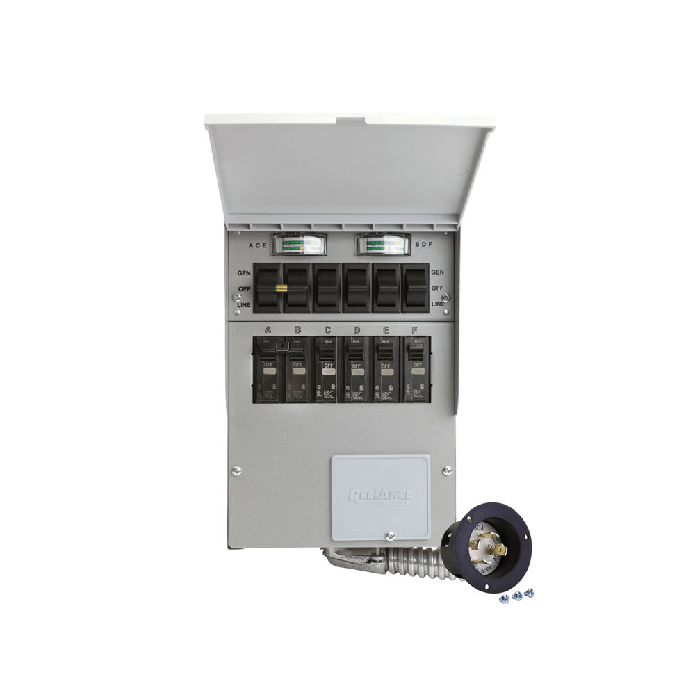 EcoFlow Home Backup Power Kit with 306A Transfer Switch - 125V/250V for Emergency Power Outages & Off-Grid Living