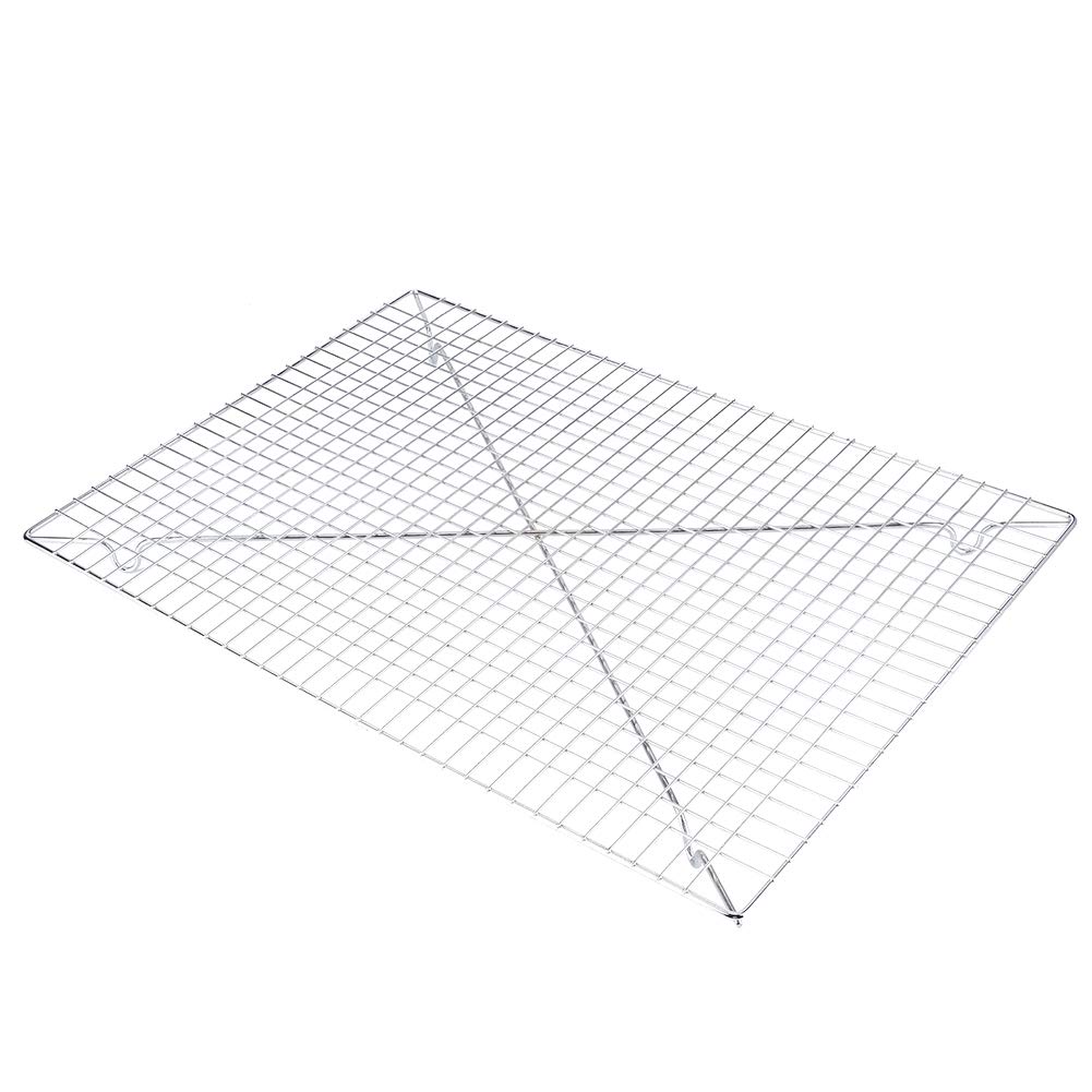 Yosoo 3-Tier Non-Stick Stainless Steel Cooling Rack for Baking - 46x33x2.8cm Heavy Duty Wire Rack for Cakes, Cookies, Breads, Pastries - Perfect for Home Kitchen & Professional Bakeries
