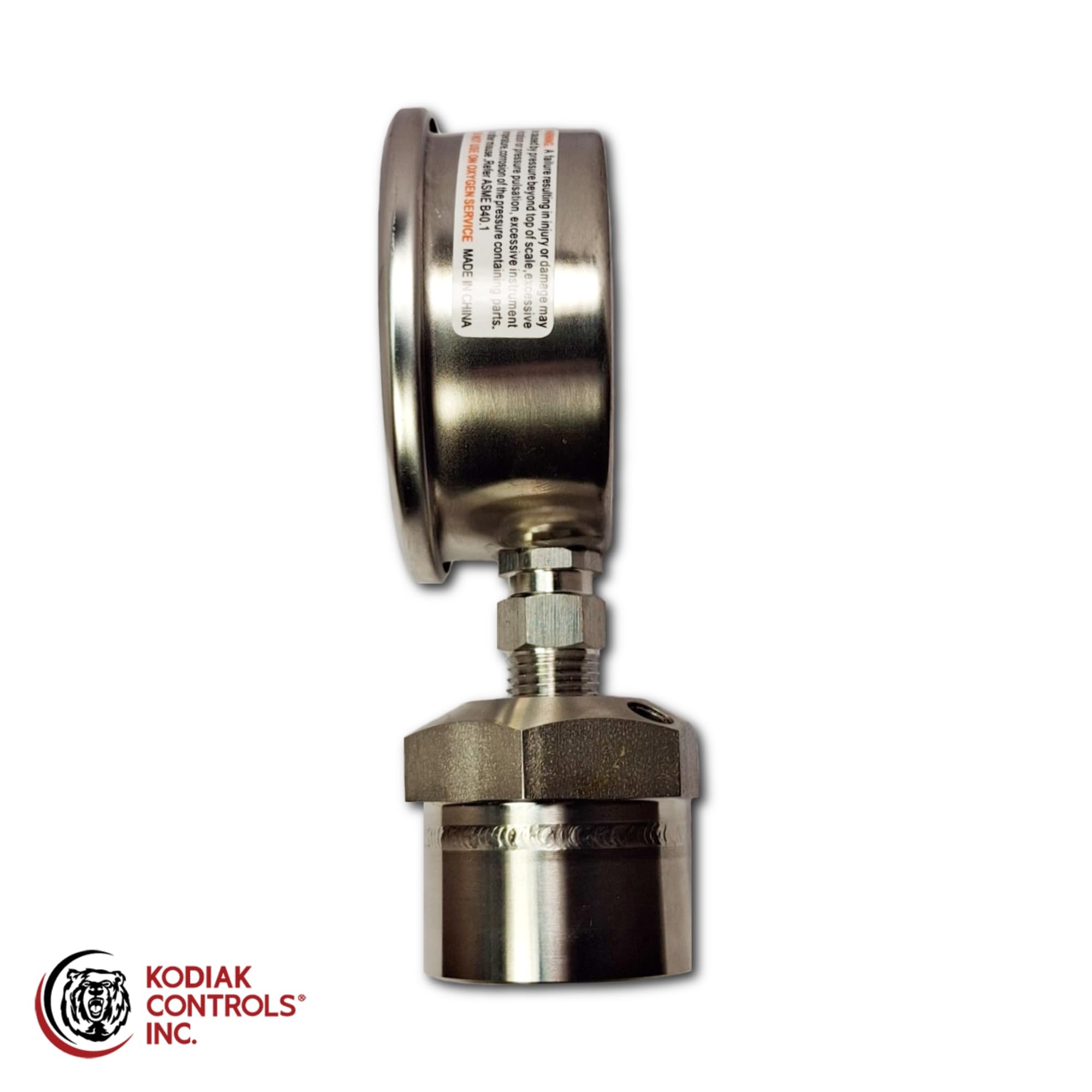 KC301L25160/Dsm3512 160 PSI Pressure Gauge with 1/2