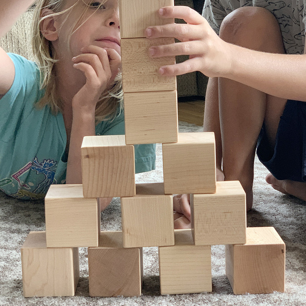 Imperfect Large Building Blocks (12-Piece Set) - Perfect for Kids' Creative Play & STEM Learning Activities